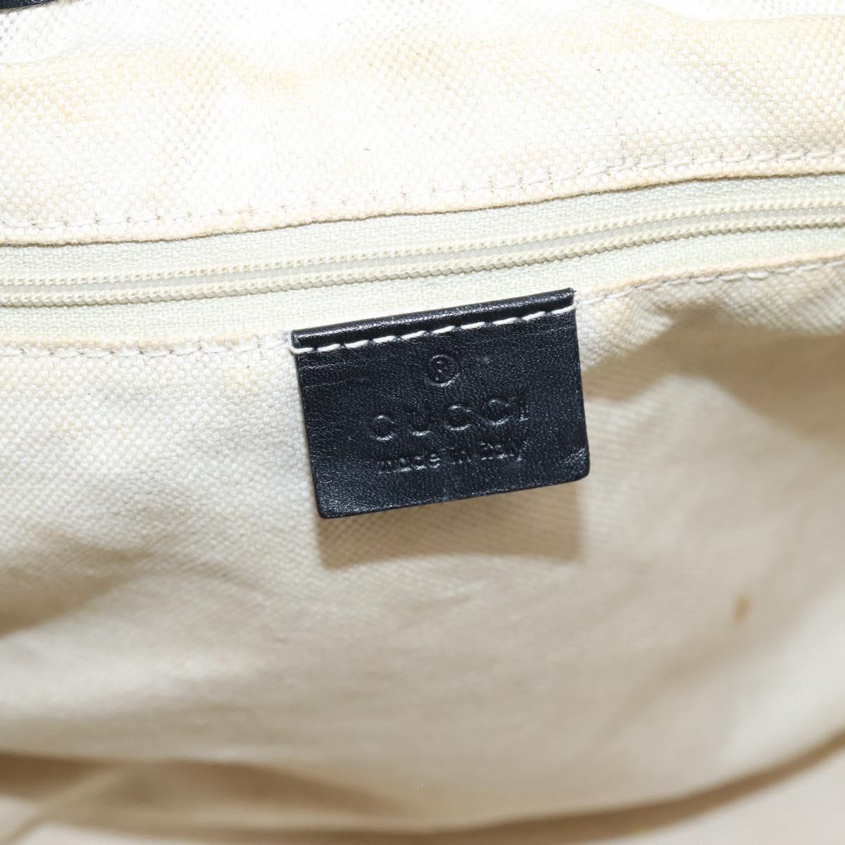 GUCCI Diamante Hand Bag Canvas 2way Beige Gold 247902 Auth 204317