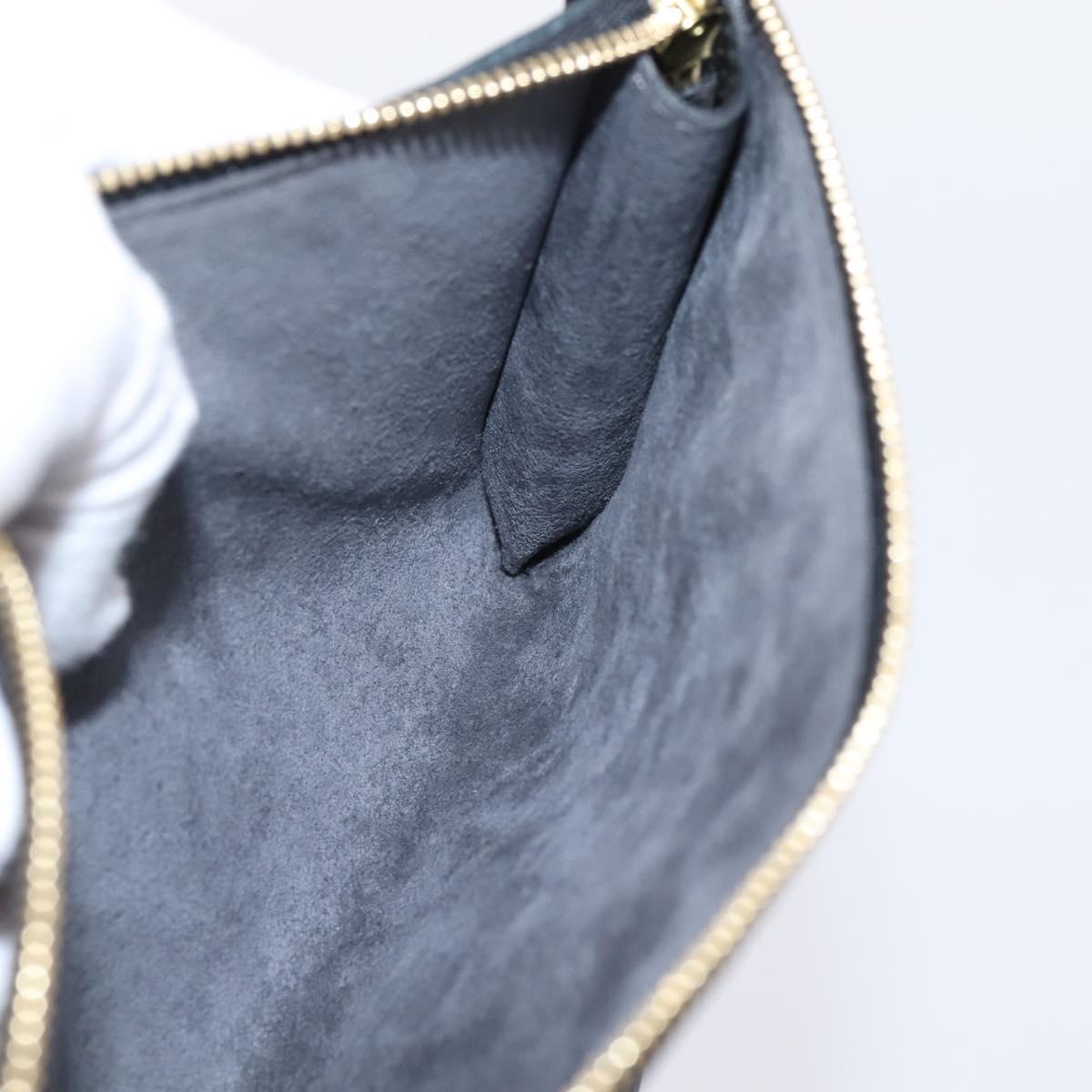 LOUIS VUITTON Epi Pochette Accessoires Pouch Black M52982 LV Auth 204322V