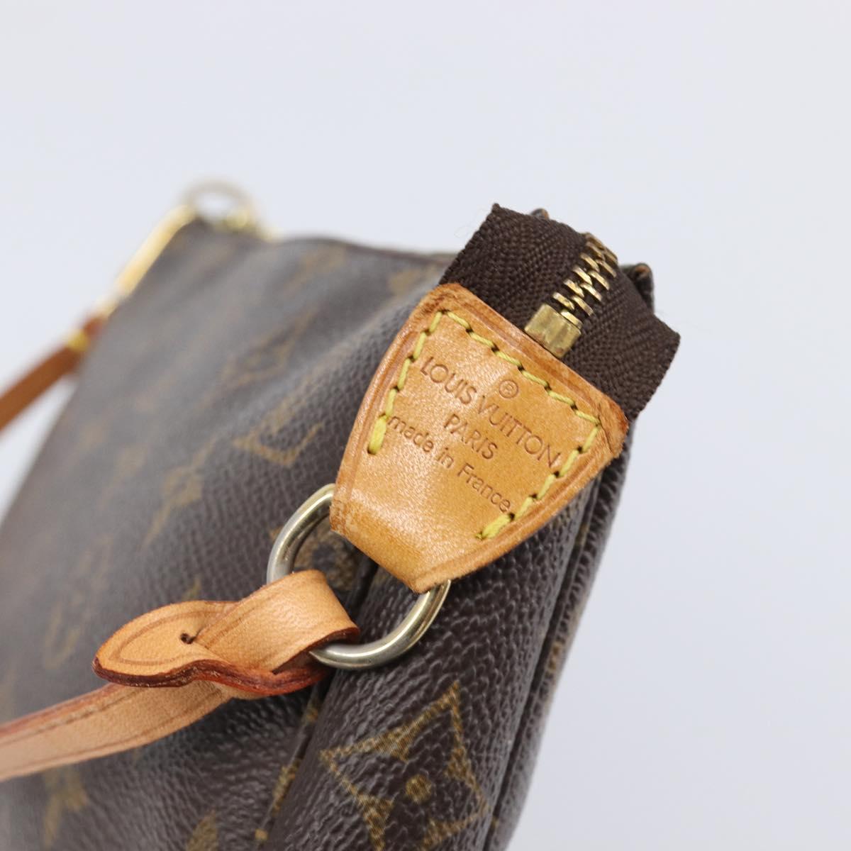 LOUIS VUITTON Monogram Pochette Accessoires Pouch M51980 LV Auth 204324A