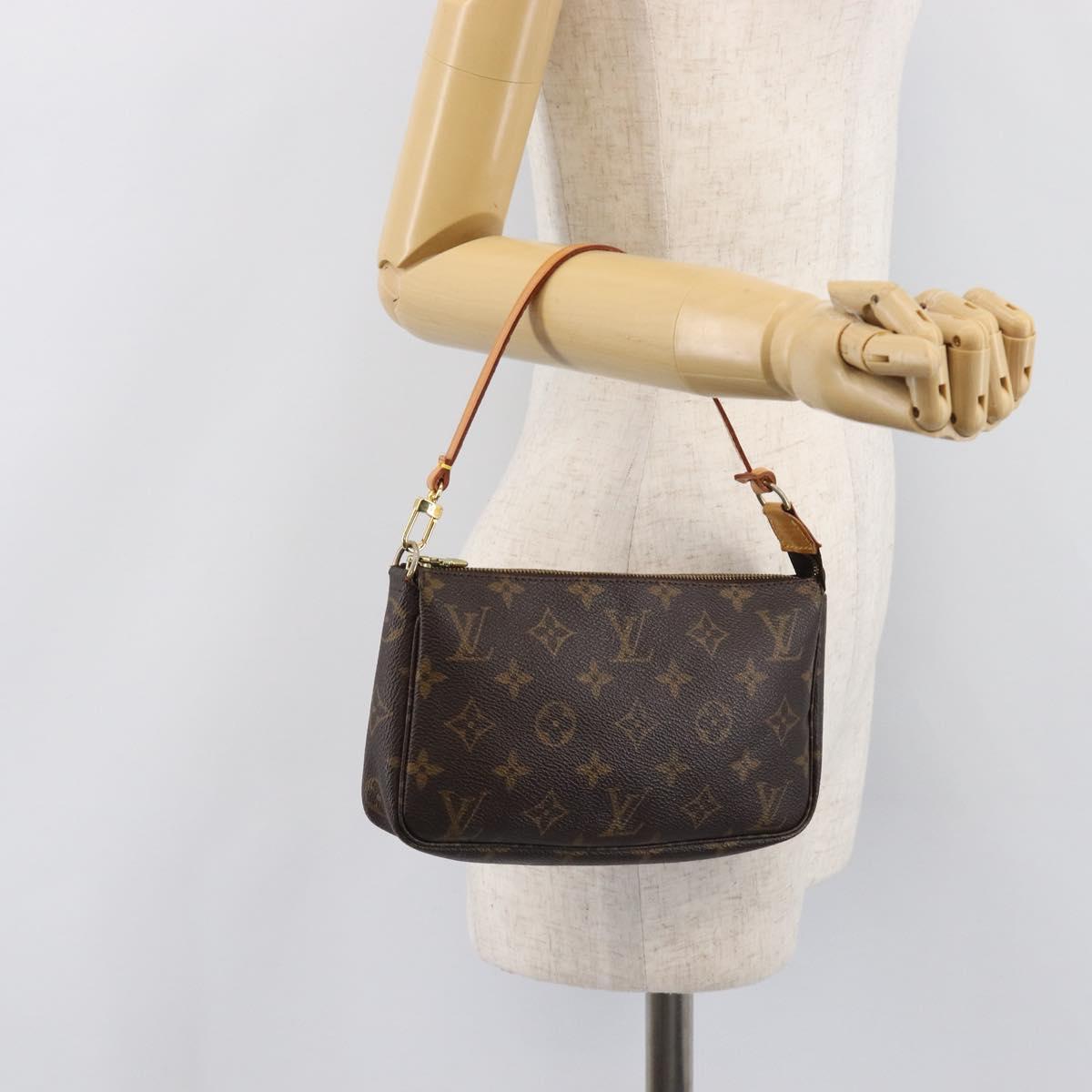 LOUIS VUITTON Monogram Pochette Accessoires Pouch M51980 LV Auth 204324A