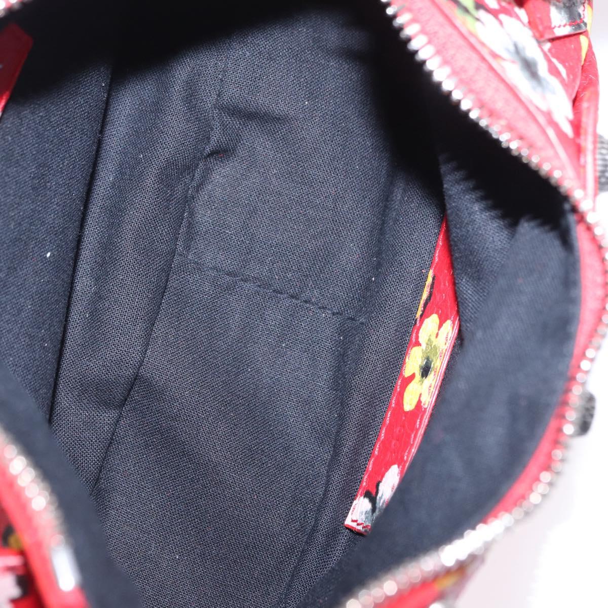 BALENCIAGA le Cagoule Shoulder Bag Leather Red 671309 Auth 204330SAM