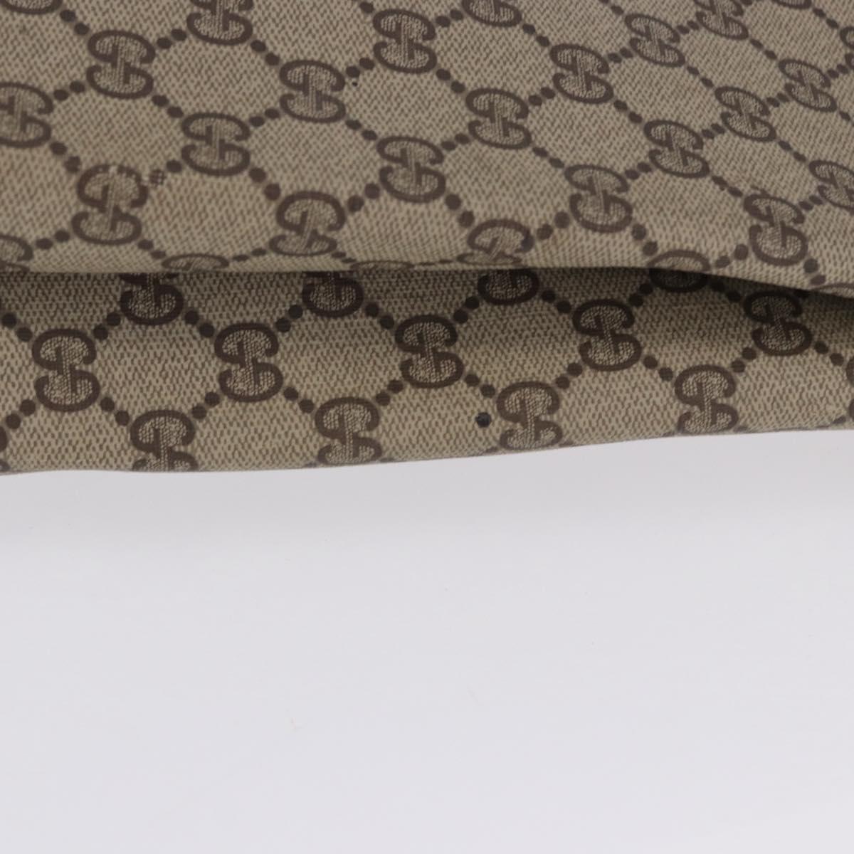 GUCCI GG Supreme Web Sherry Line Tote Bag PVC Beige Gold 39 02 091 Auth 204333