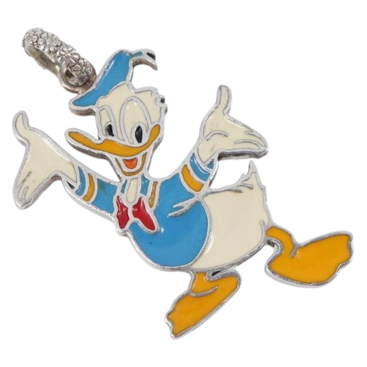 GUCCI Donald Duck Pendant Top Ag925 Disney Collaboration Silver Auth 204340M