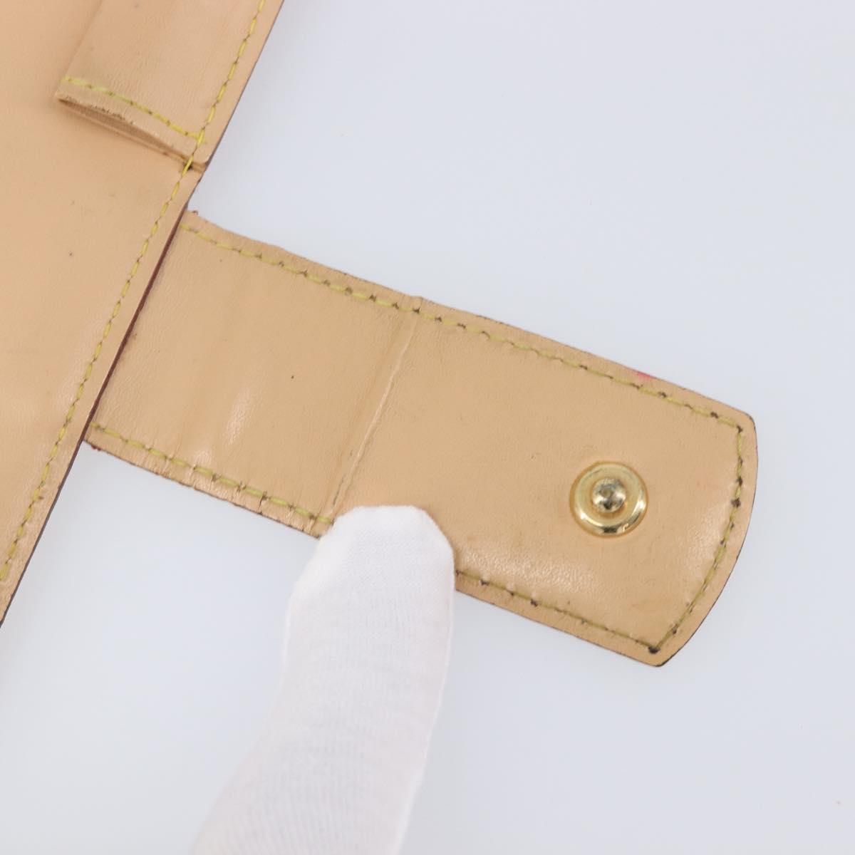 LOUIS VUITTON Monogram Multicolor Agenda GM Cover White R20894 LV Auth 204341V