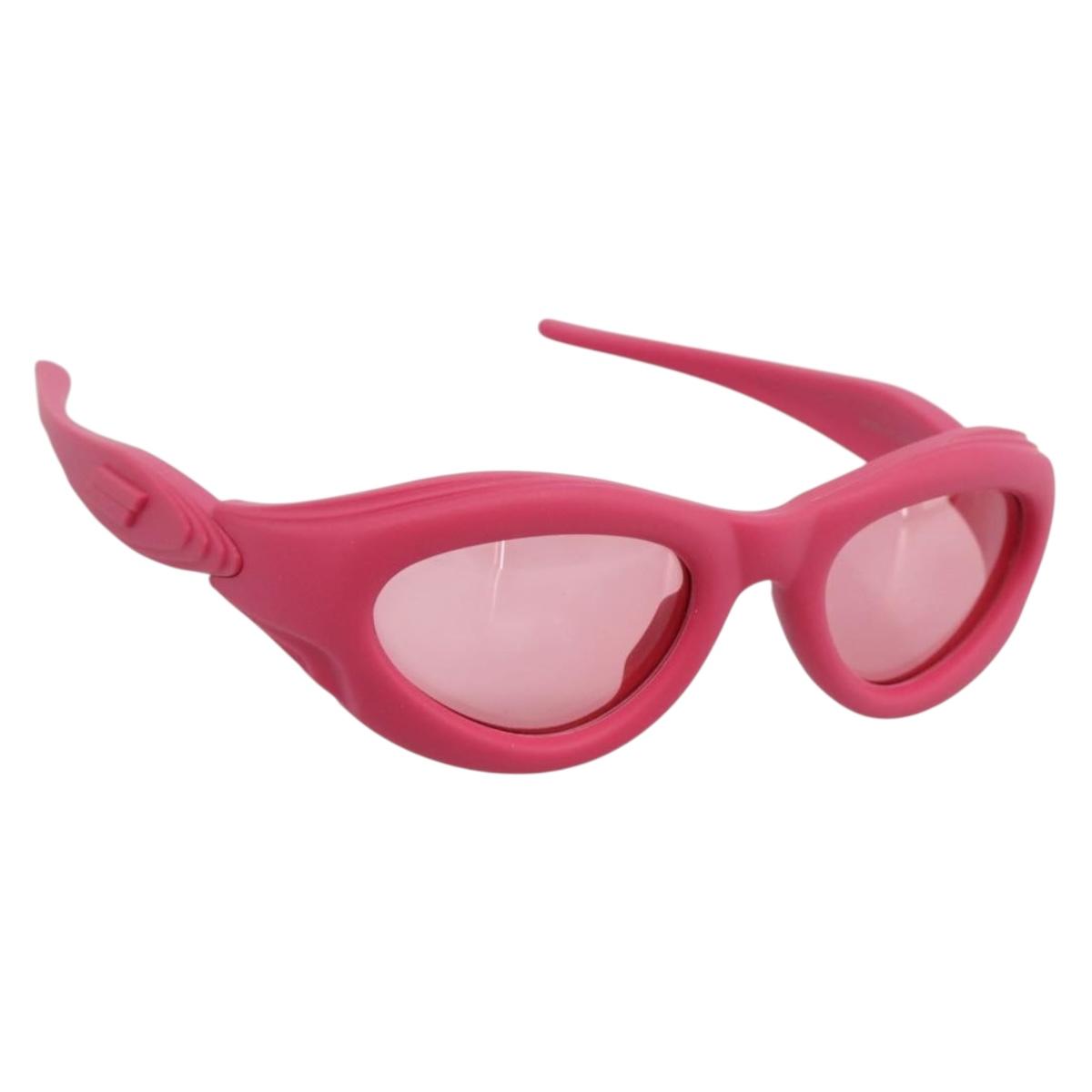BOTTEGA VENETA Sunglasses Rubber Pink Auth 204342