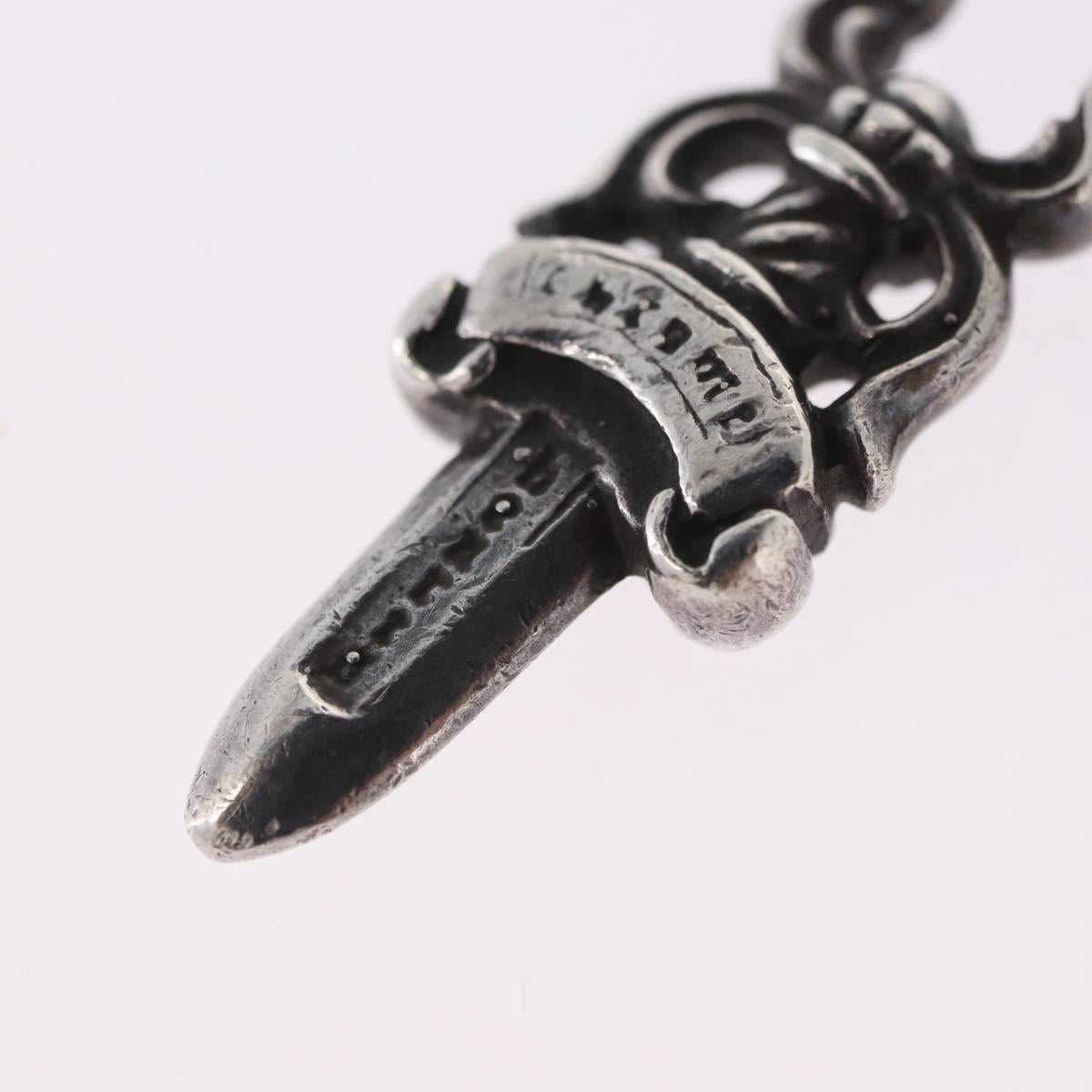 Chrome Hearts Dagger Pendant Top Ag925 Silver Auth 204344M