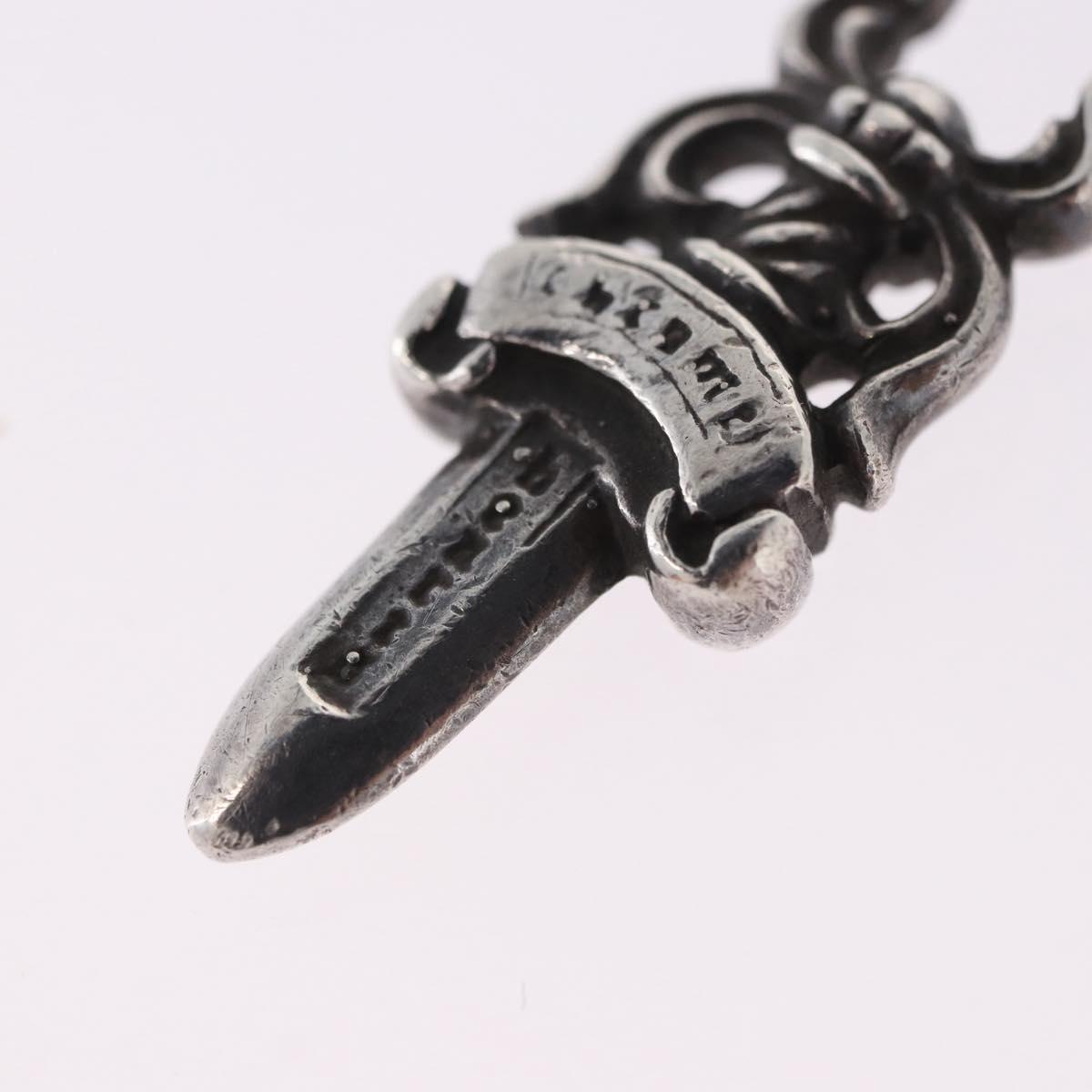 Chrome Hearts Dagger Pendant Top Ag925 Silver Auth 204344M