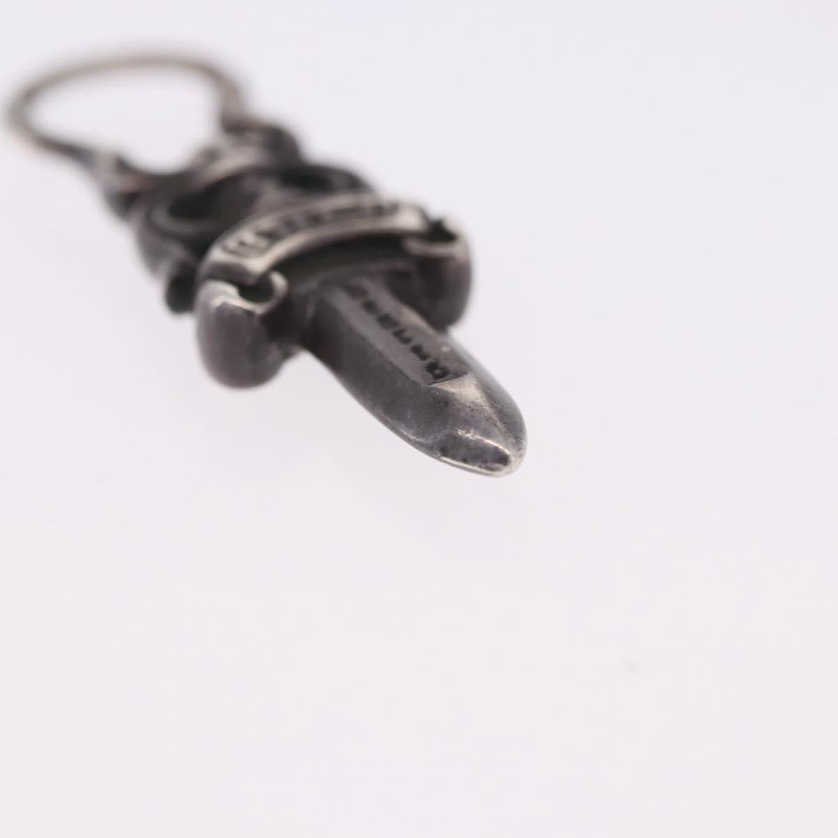 Chrome Hearts Dagger Pendant Top Ag925 Silver Auth 204345M