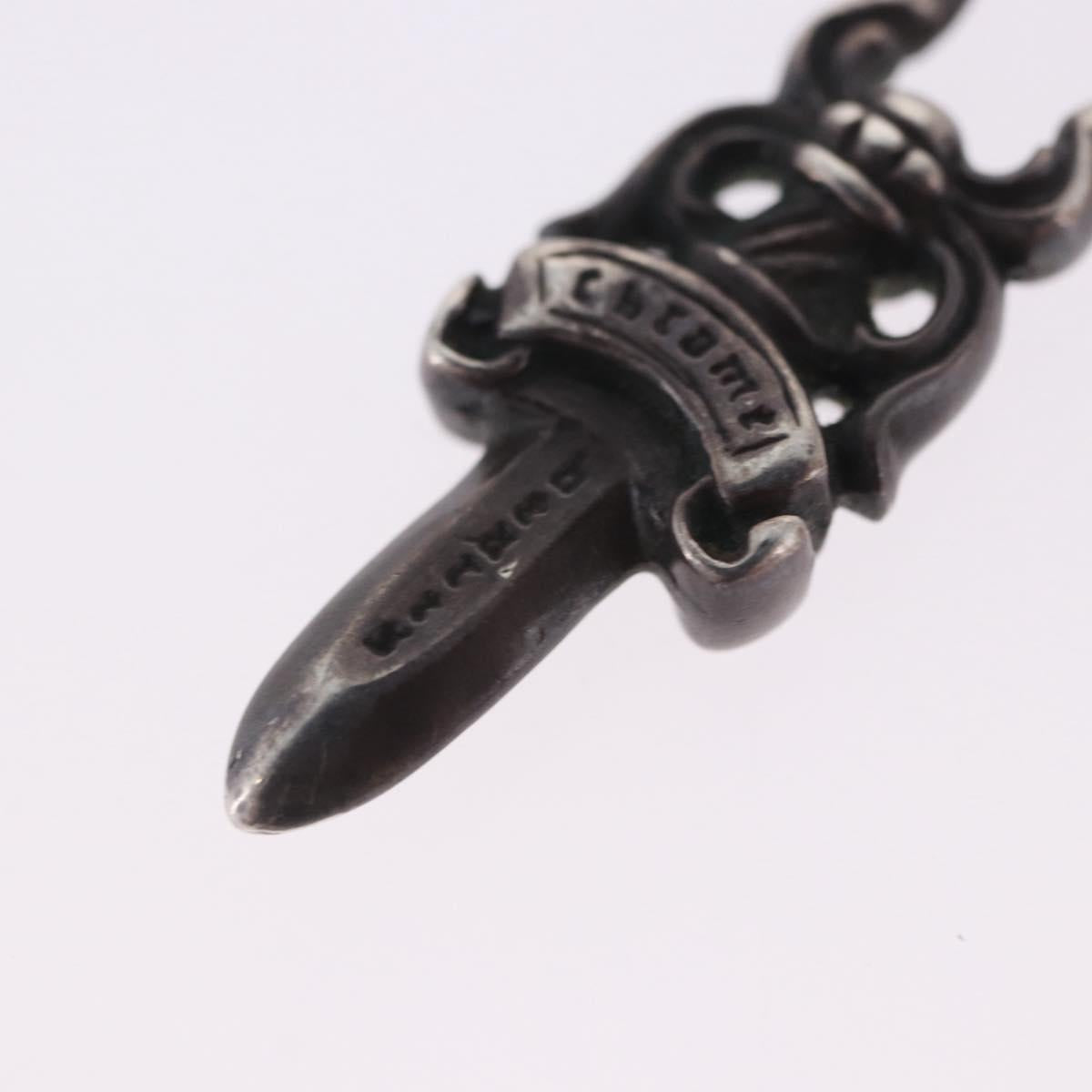 Chrome Hearts Dagger Pendant Top Ag925 Silver Auth 204345M