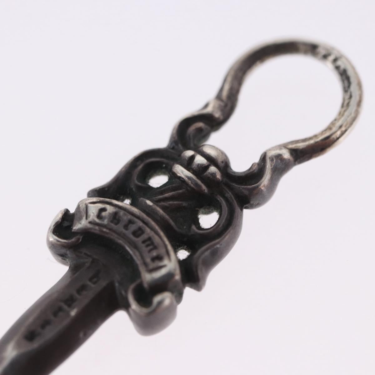 Chrome Hearts Dagger Pendant Top Ag925 Silver Auth 204345M