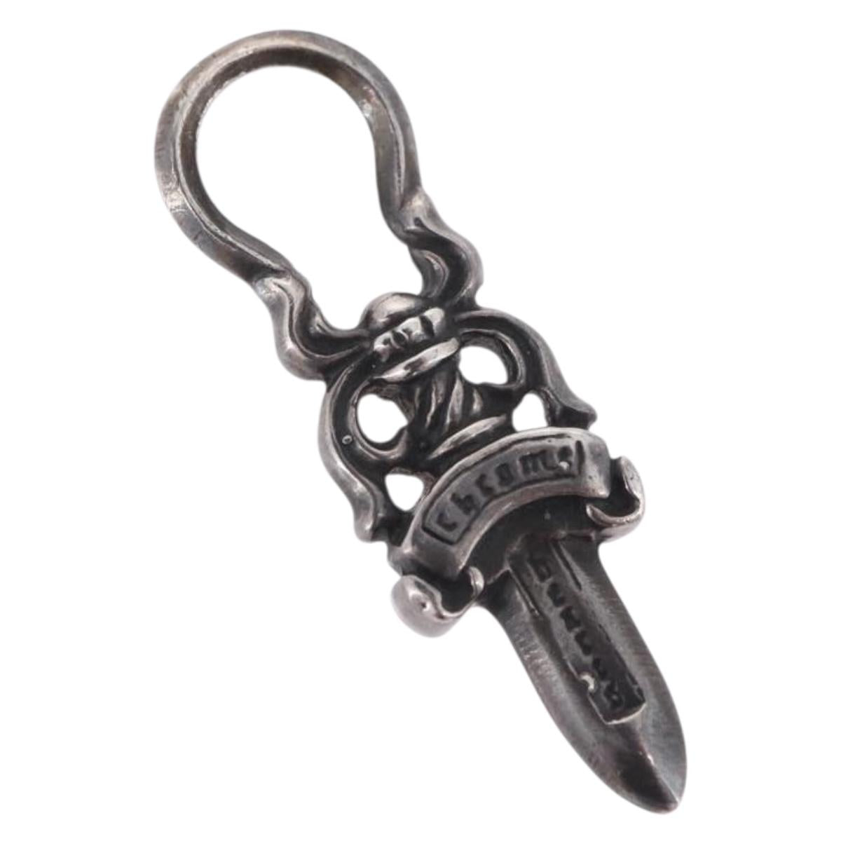 Chrome Hearts Dagger Pendant Top Ag925 Silver Auth 204346M