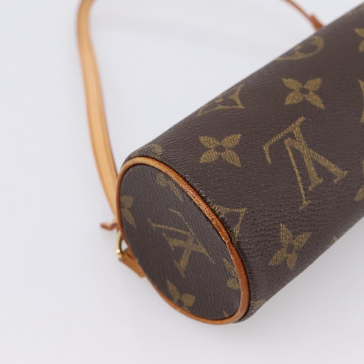 LOUIS VUITTON Monogram Papillon Pouch LV Auth 204347