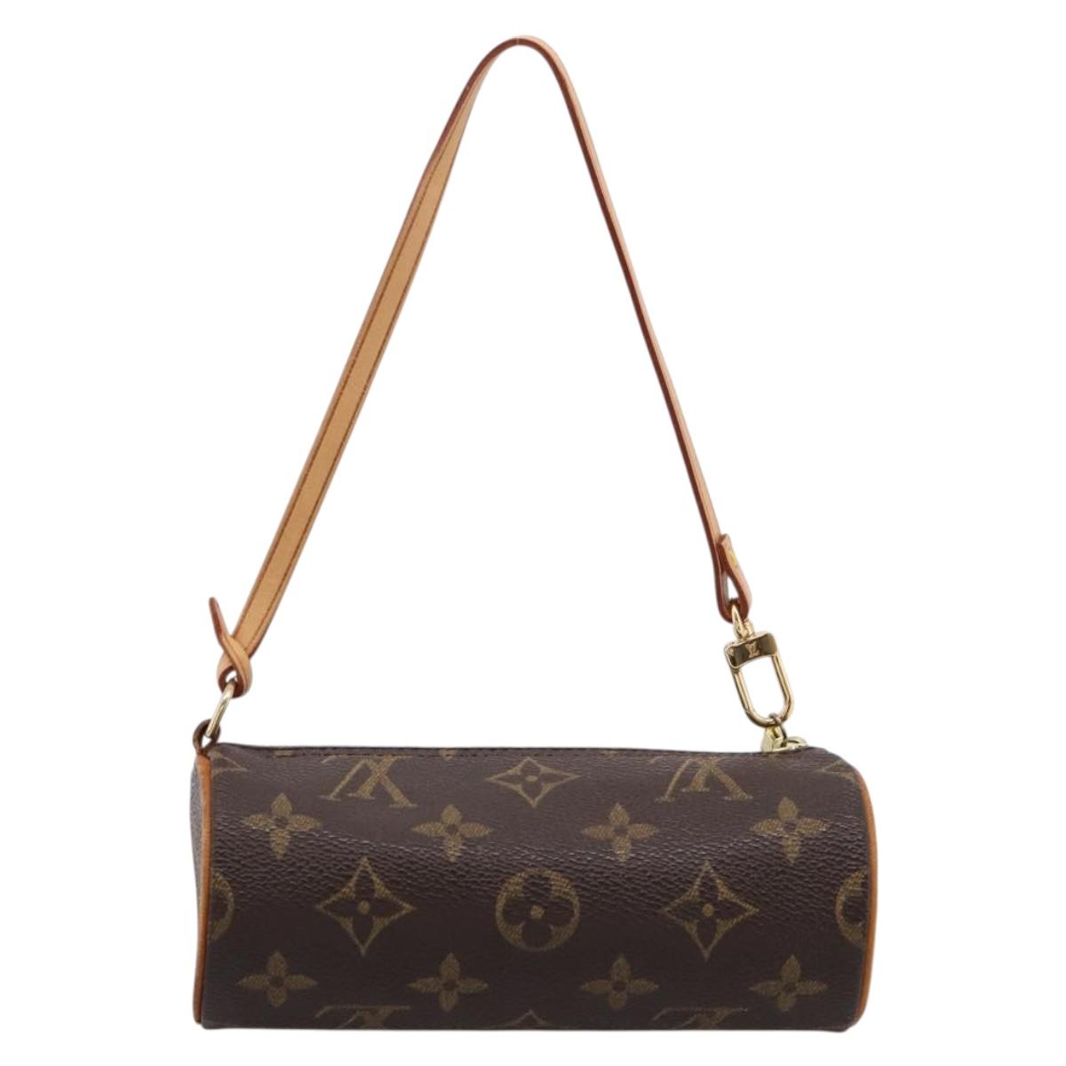 LOUIS VUITTON Monogram Papillon Pouch LV Auth 204347