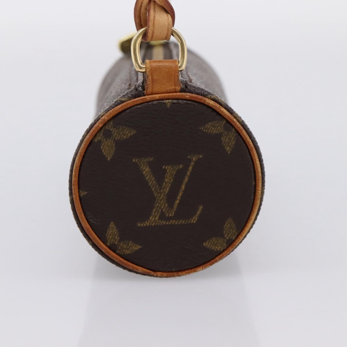 LOUIS VUITTON Monogram Papillon Pouch LV Auth 204347