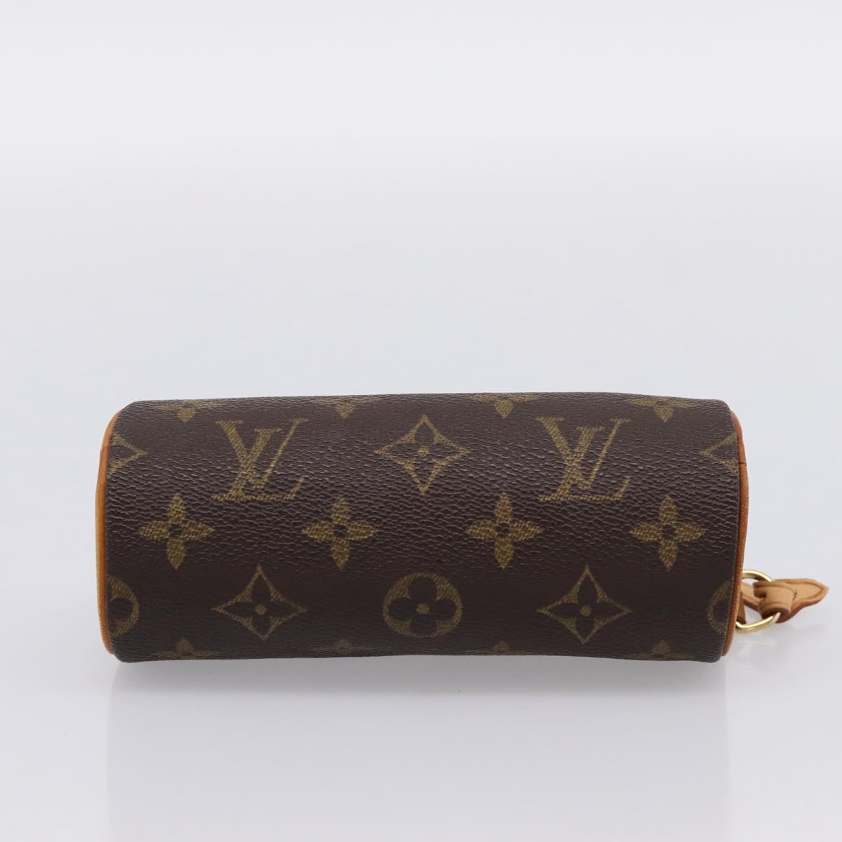 LOUIS VUITTON Monogram Papillon Pouch LV Auth 204347