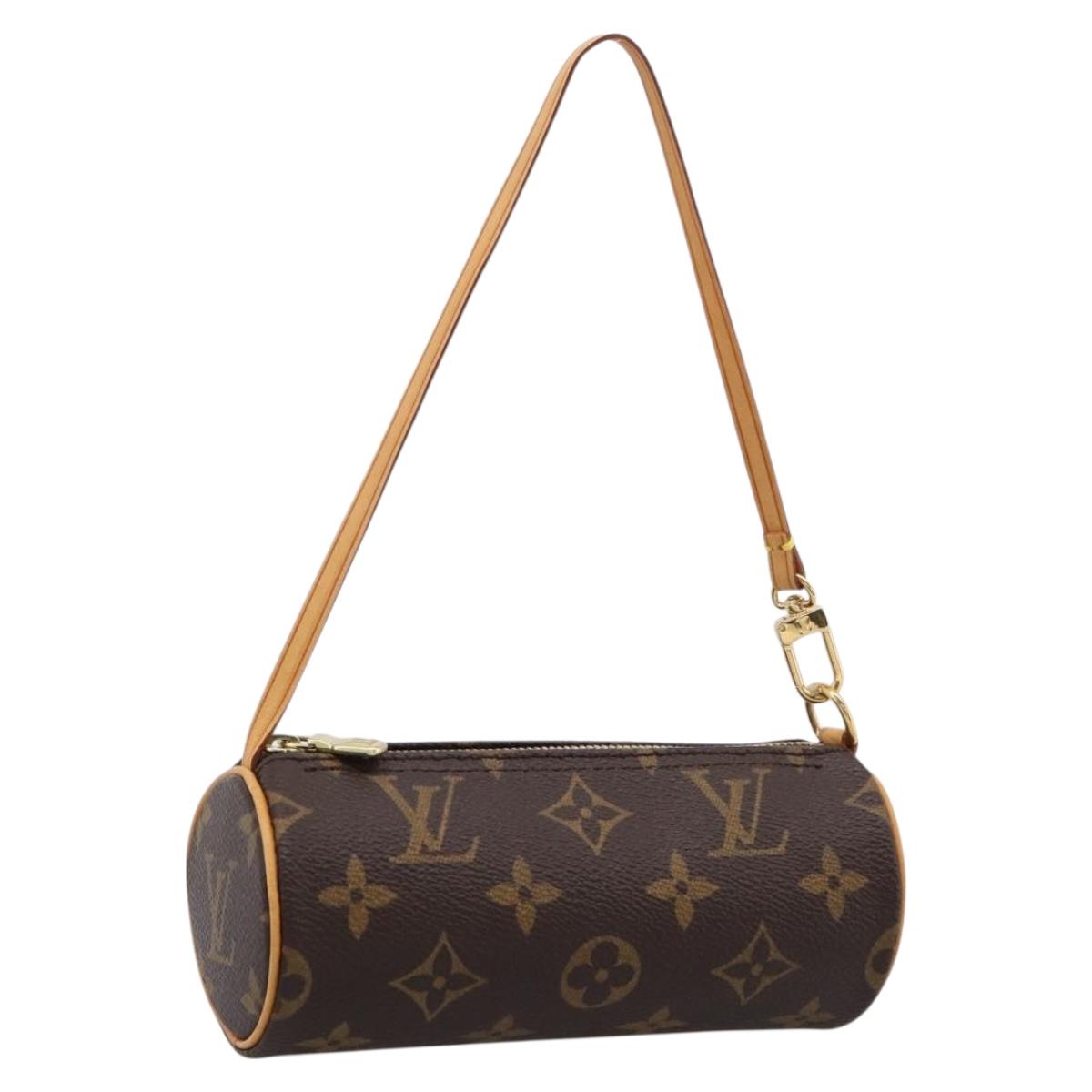 LOUIS VUITTON Monogram Papillon Pouch LV Auth 204348V