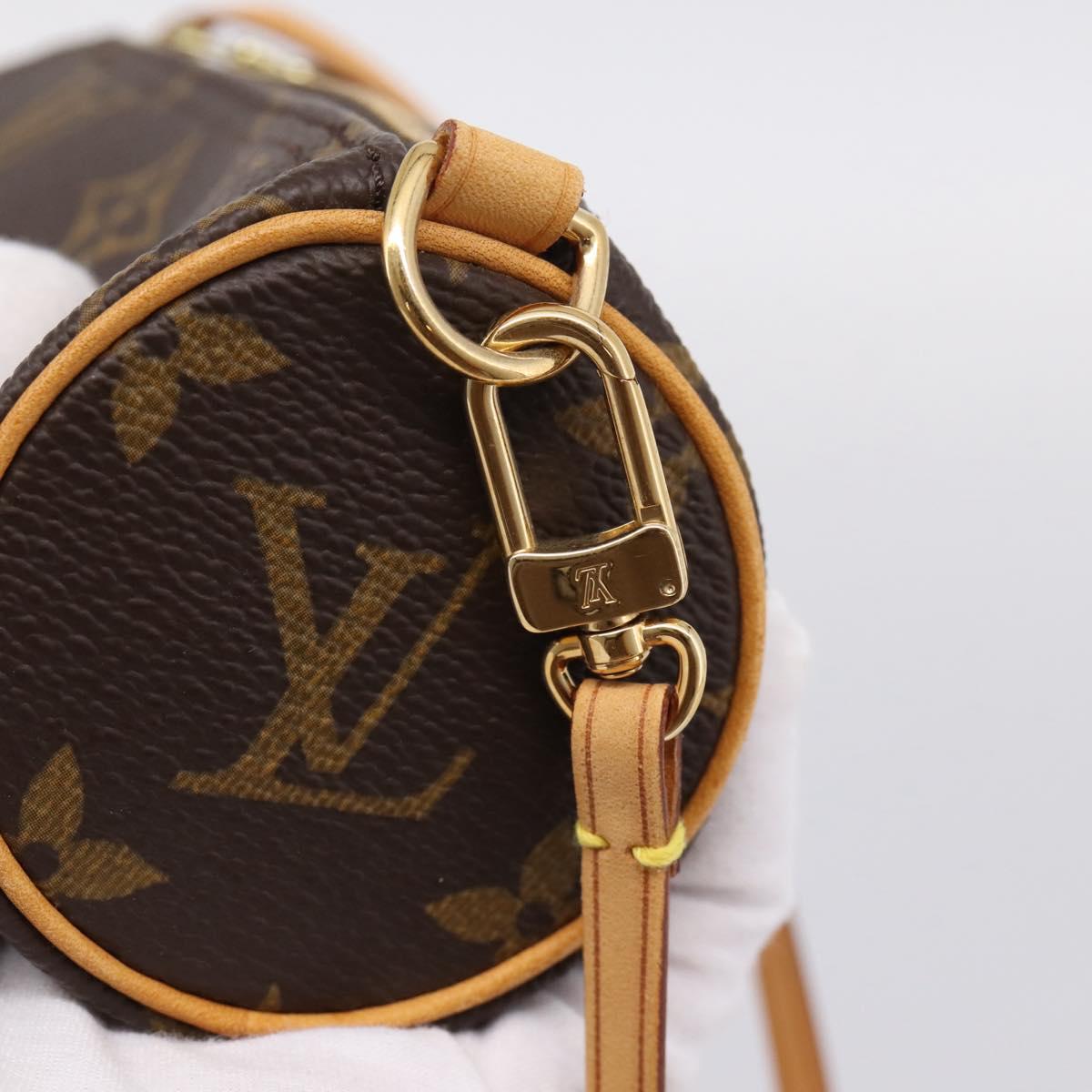 LOUIS VUITTON Monogram Papillon Pouch LV Auth 204348V
