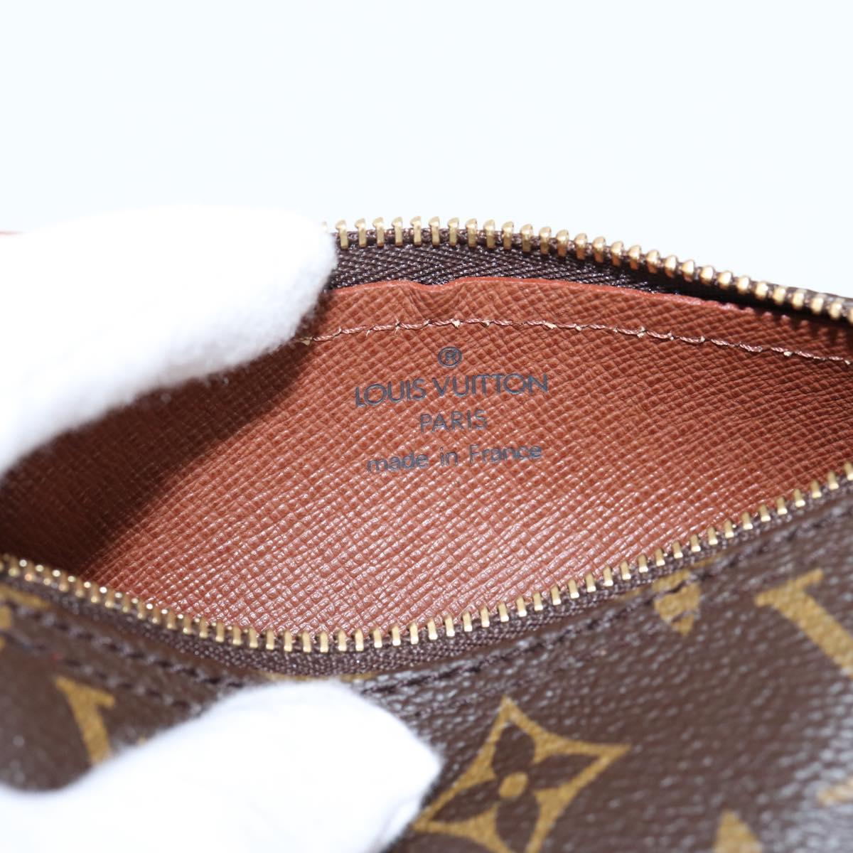 LOUIS VUITTON Monogram Papillon Pouch LV Auth 204348V