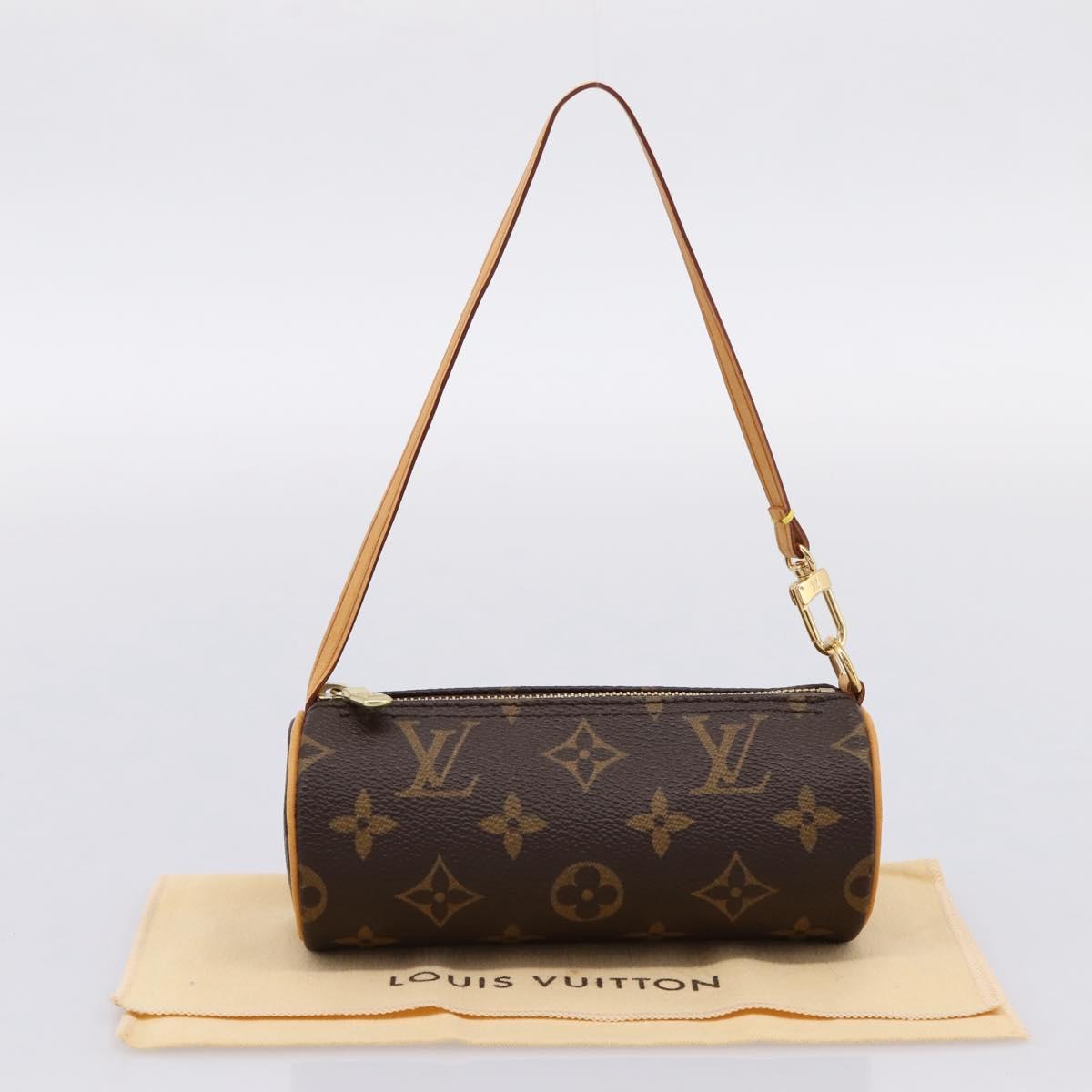 LOUIS VUITTON Monogram Papillon Pouch LV Auth 204348V