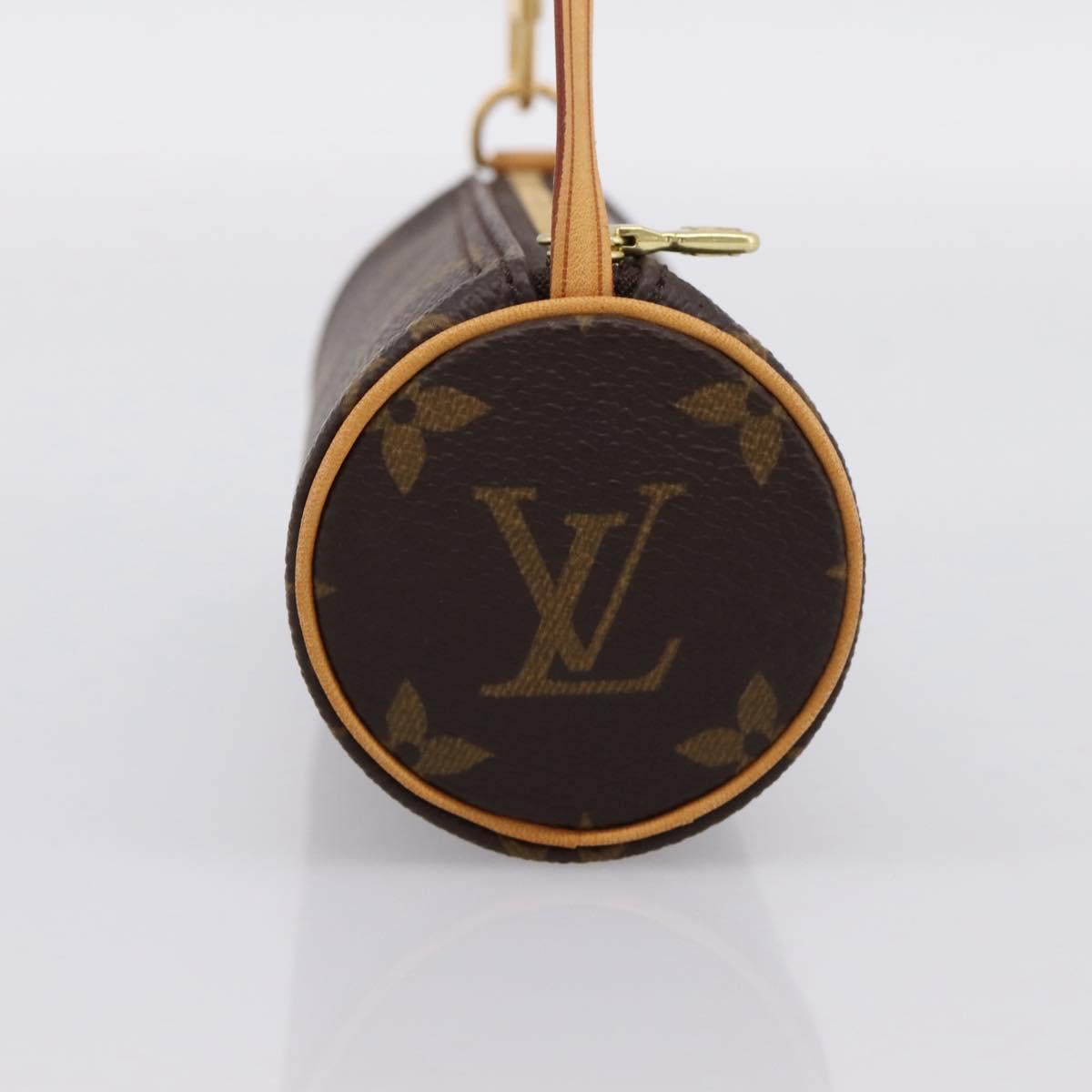 LOUIS VUITTON Monogram Papillon Pouch LV Auth 204348V
