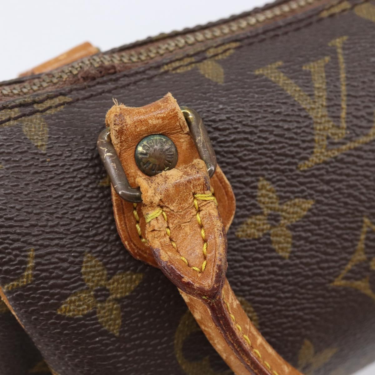 LOUIS VUITTON Monogram Mini Speedy Hand Bag M41534 LV Auth 204349
