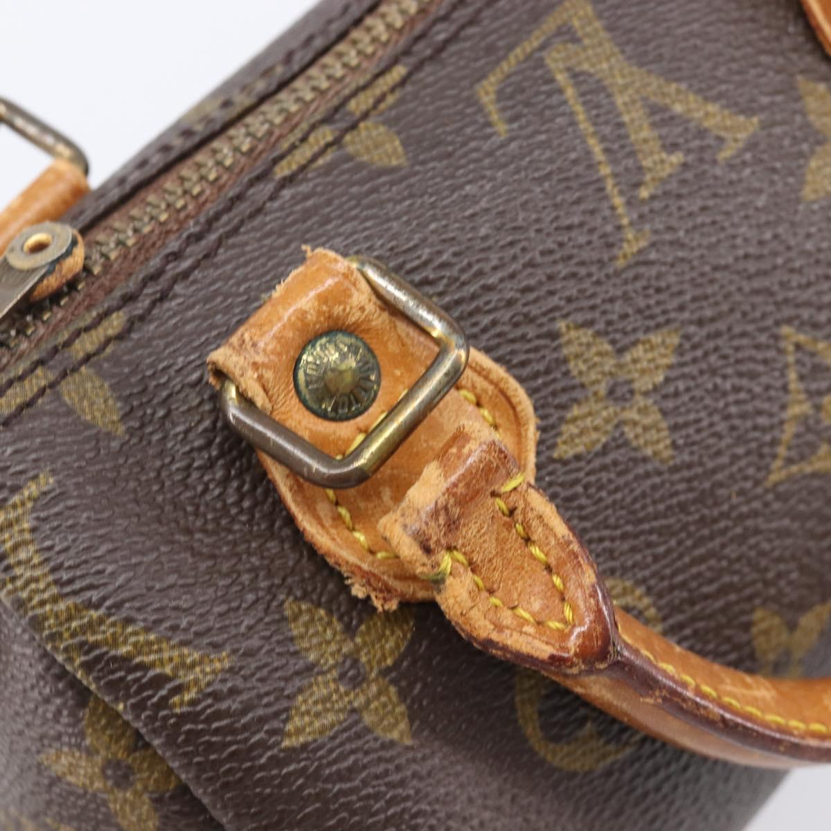 LOUIS VUITTON Monogram Mini Speedy Hand Bag M41534 LV Auth 204349