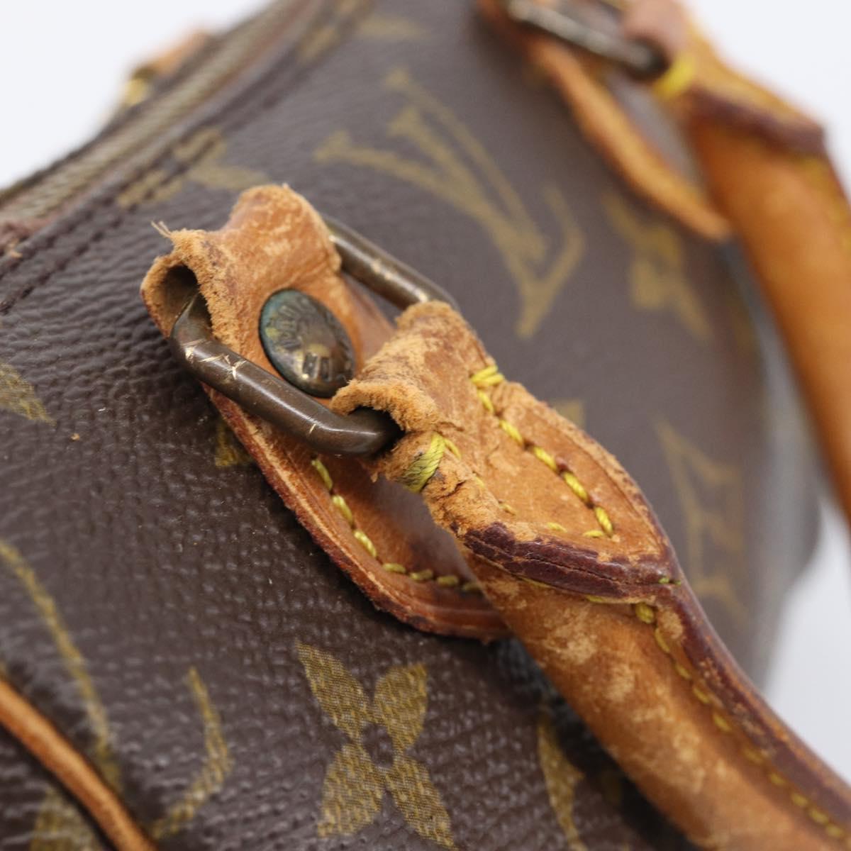 LOUIS VUITTON Monogram Mini Speedy Hand Bag M41534 LV Auth 204349