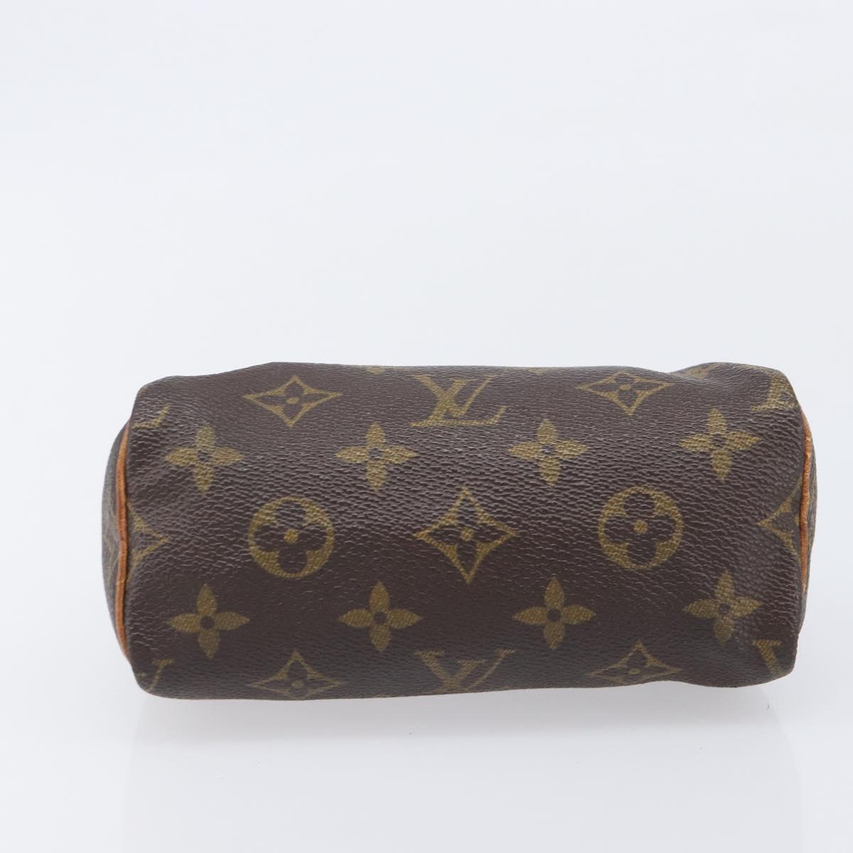 LOUIS VUITTON Monogram Mini Speedy Hand Bag M41534 LV Auth 204349
