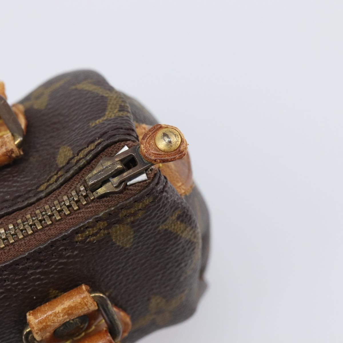 LOUIS VUITTON Monogram Mini Speedy Hand Bag M41534 LV Auth 204349