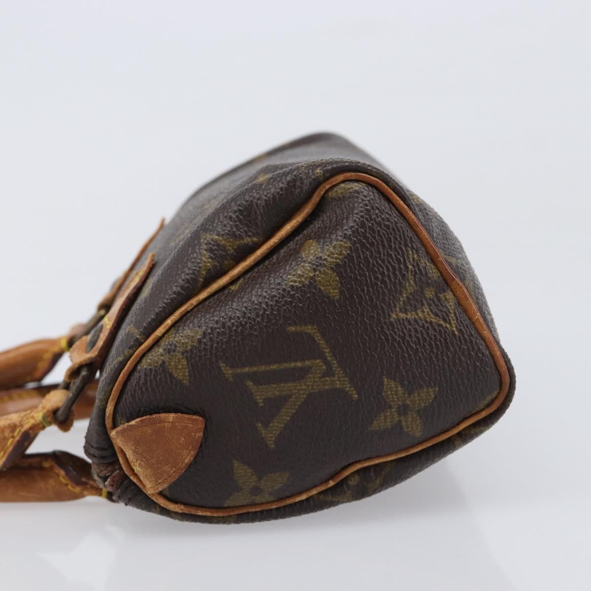 LOUIS VUITTON Monogram Mini Speedy Hand Bag M41534 LV Auth 204349