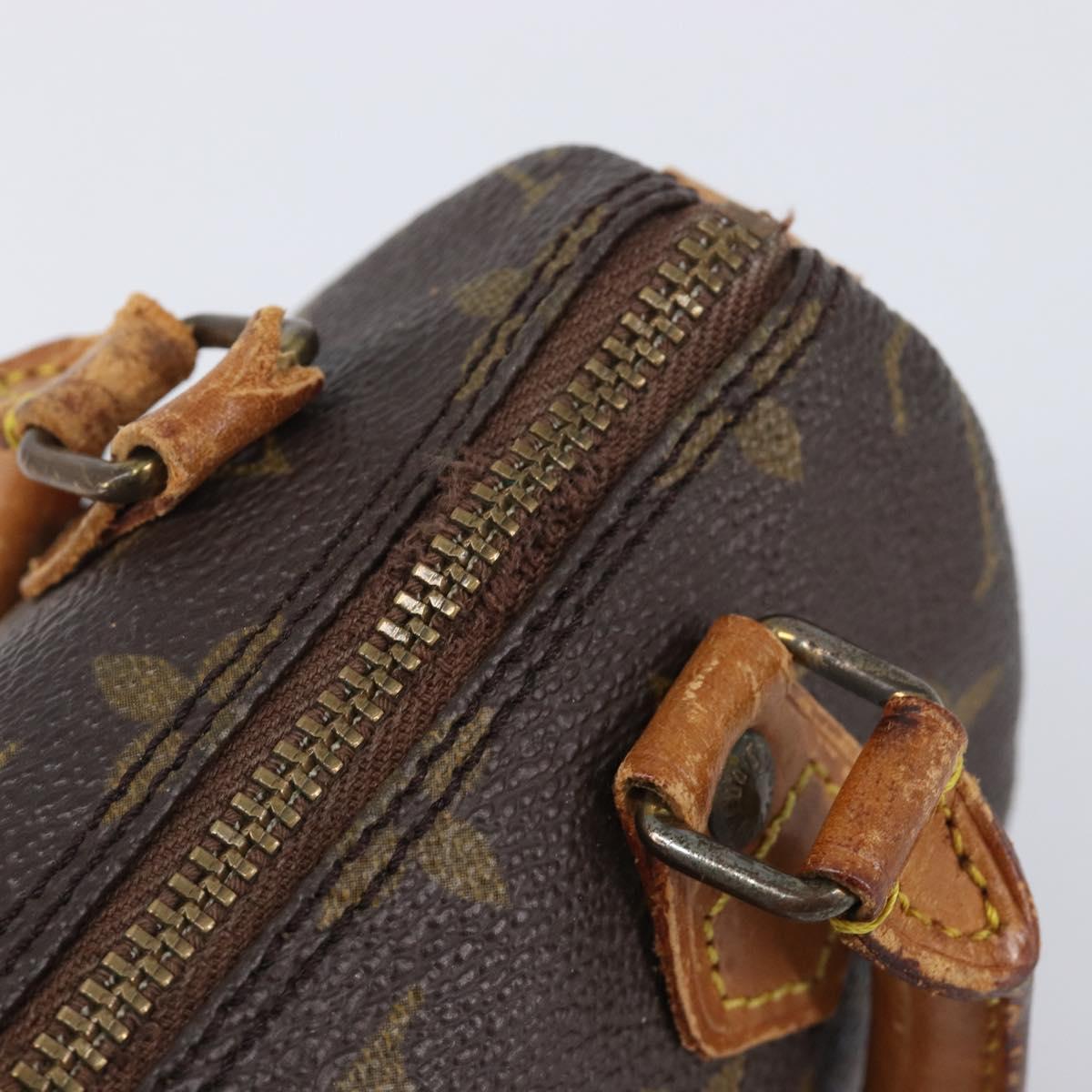 LOUIS VUITTON Monogram Mini Speedy Hand Bag M41534 LV Auth 204349