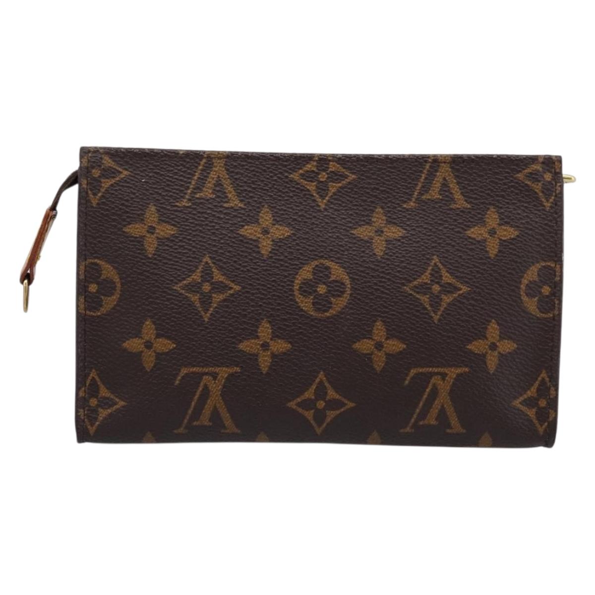 LOUIS VUITTON Monogram Bucket PM Accessory Pouch LV Auth 204354