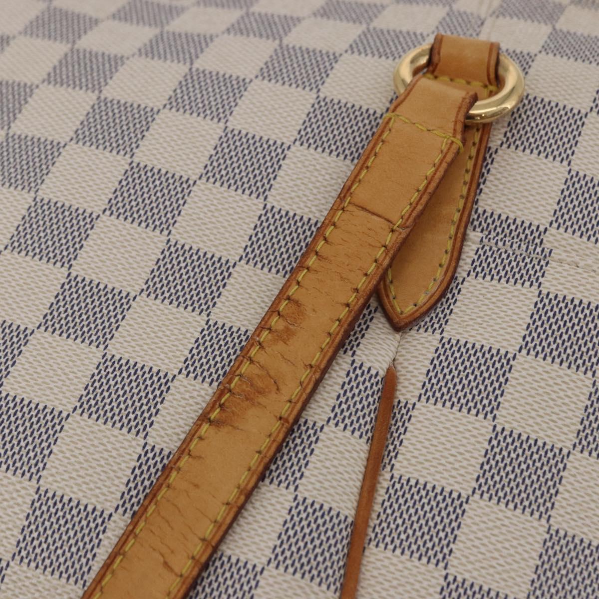 LOUIS VUITTON Damier Azur Totally MM Tote Bag N51262 LV Auth 204356