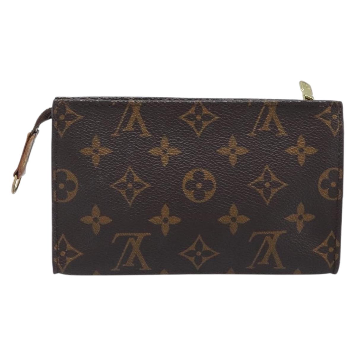 LOUIS VUITTON Monogram Bucket PM Accessory Pouch LV Auth 204359