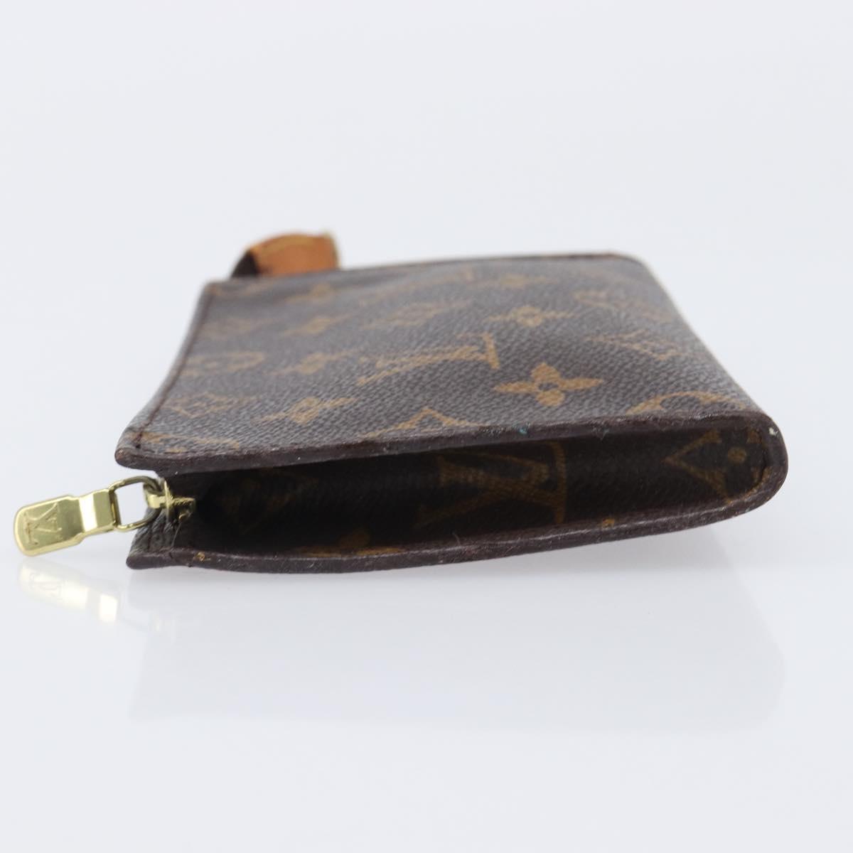 LOUIS VUITTON Monogram Bucket PM Accessory Pouch LV Auth 204359