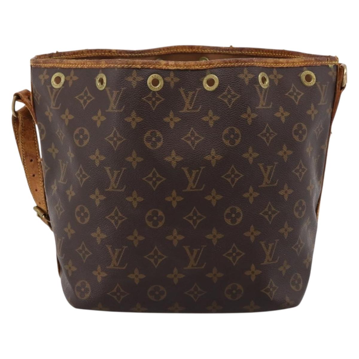 LOUIS VUITTON Monogram Petit Noe Shoulder Bag M42226 LV Auth 204362