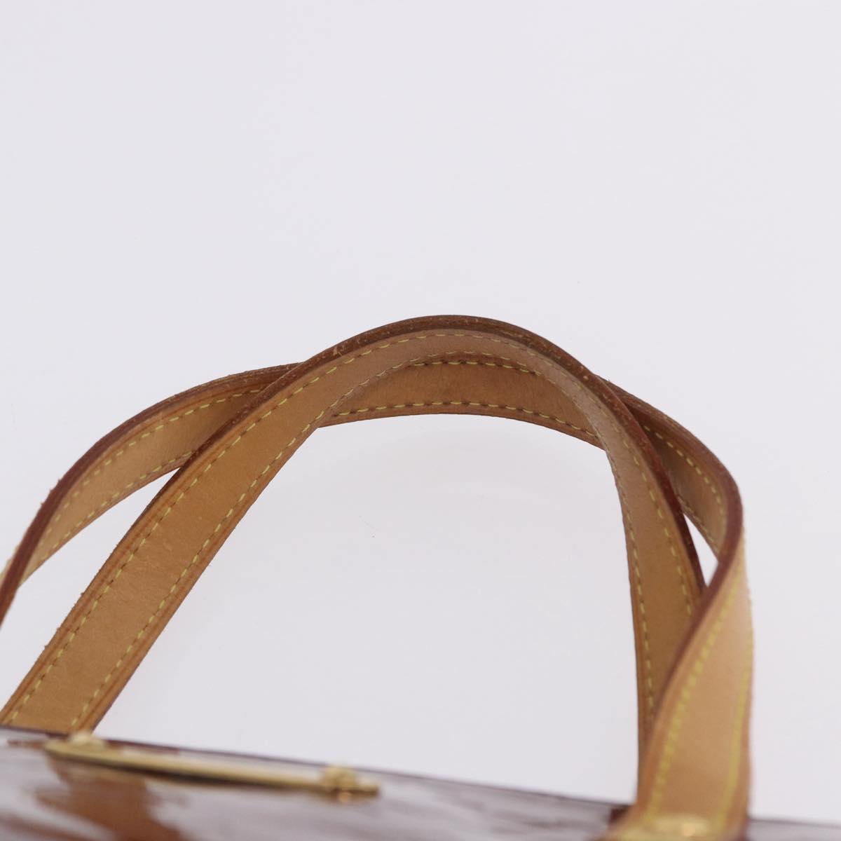 LOUIS VUITTON Monogram Vernis Bellevue PM Hand Bag Violet M93584 LV Auth 204368V