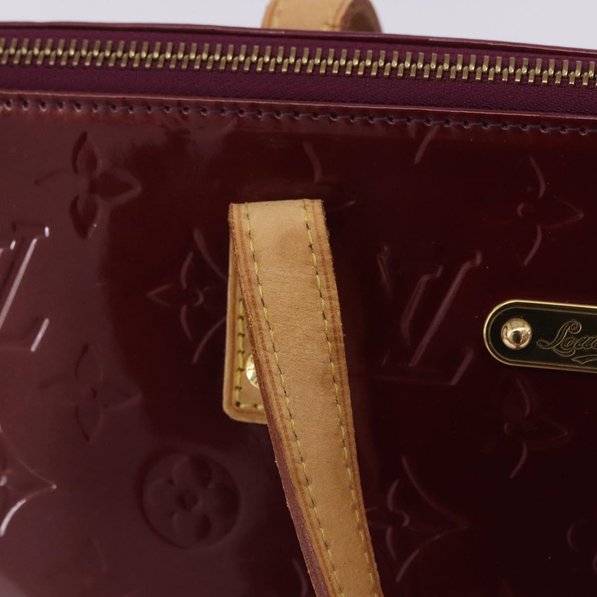 LOUIS VUITTON Monogram Vernis Bellevue PM Hand Bag Violet M93584 LV Auth 204368V