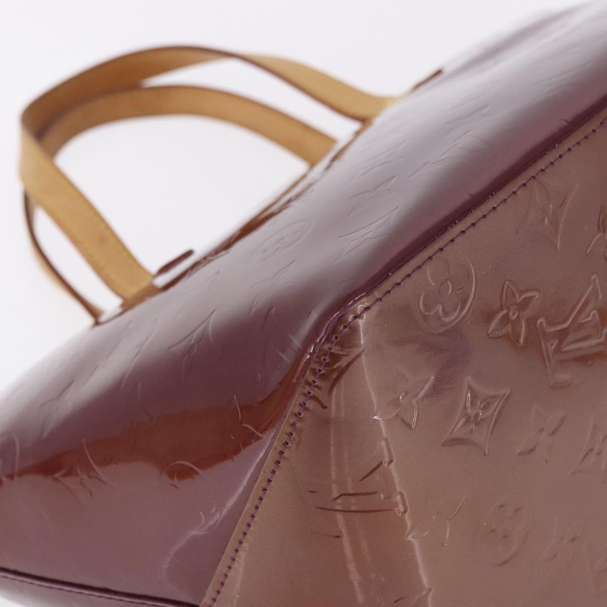 LOUIS VUITTON Monogram Vernis Bellevue PM Hand Bag Violet M93584 LV Auth 204368V