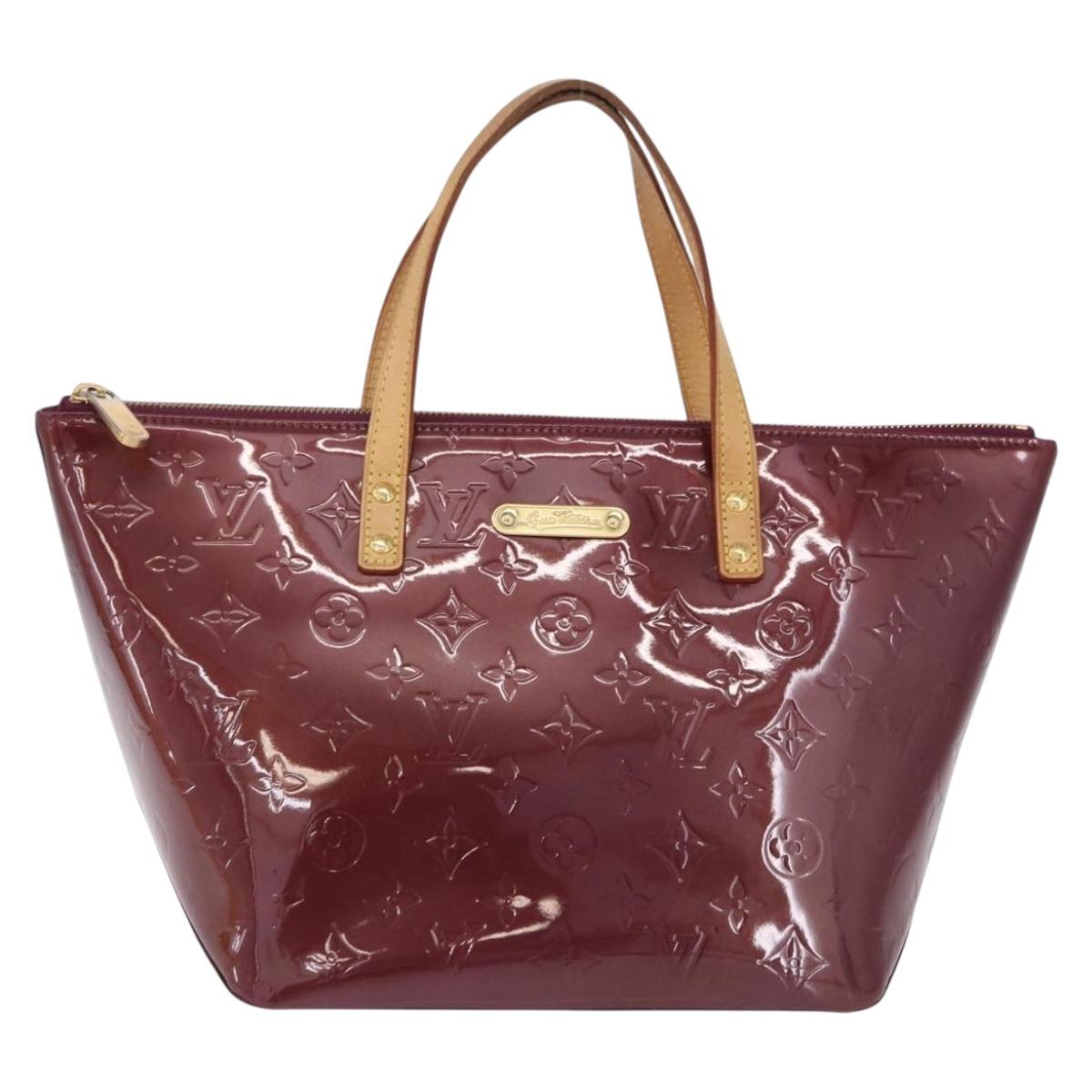 LOUIS VUITTON Monogram Vernis Bellevue PM Hand Bag Violet M93584 LV Auth 204368V