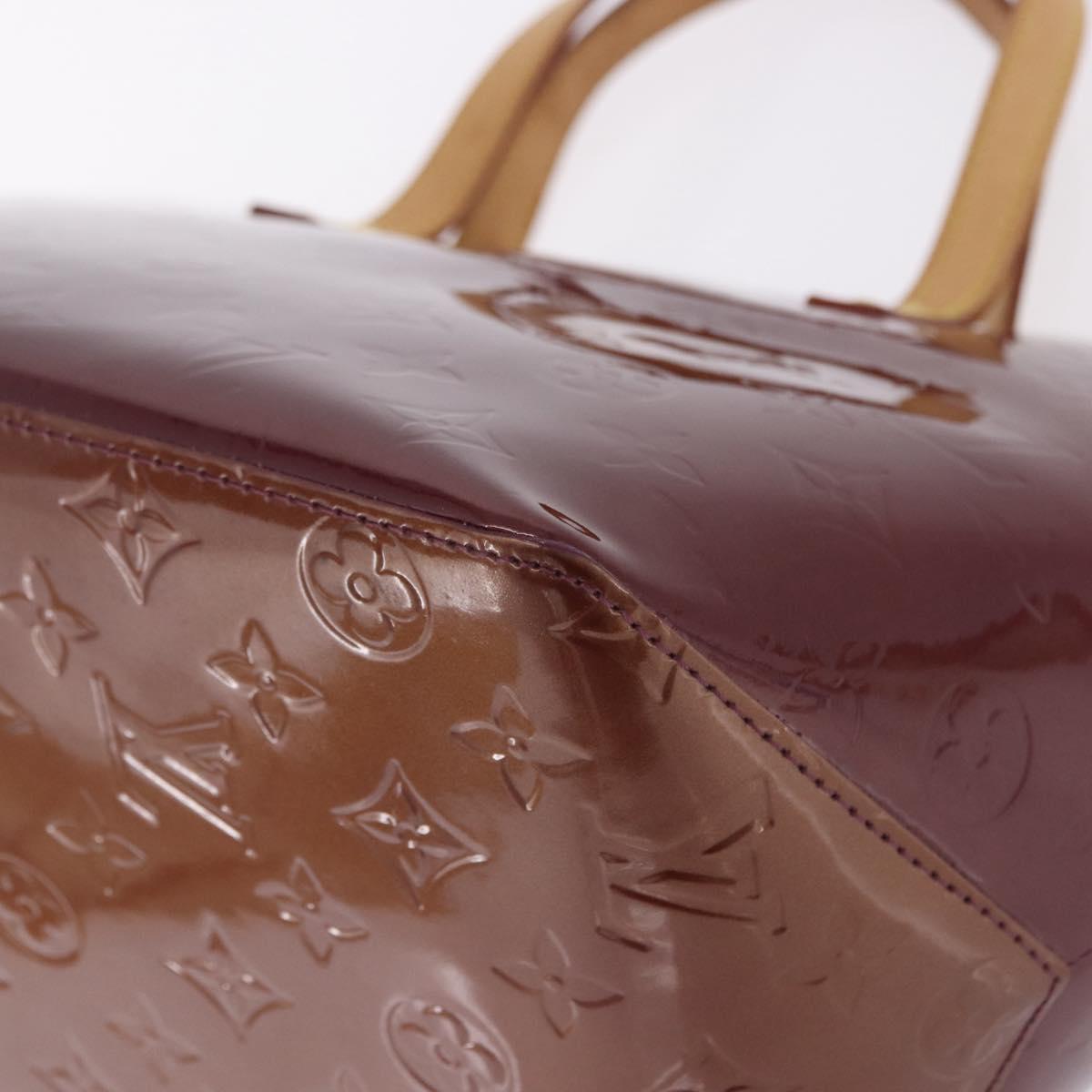 LOUIS VUITTON Monogram Vernis Bellevue PM Hand Bag Violet M93584 LV Auth 204368V