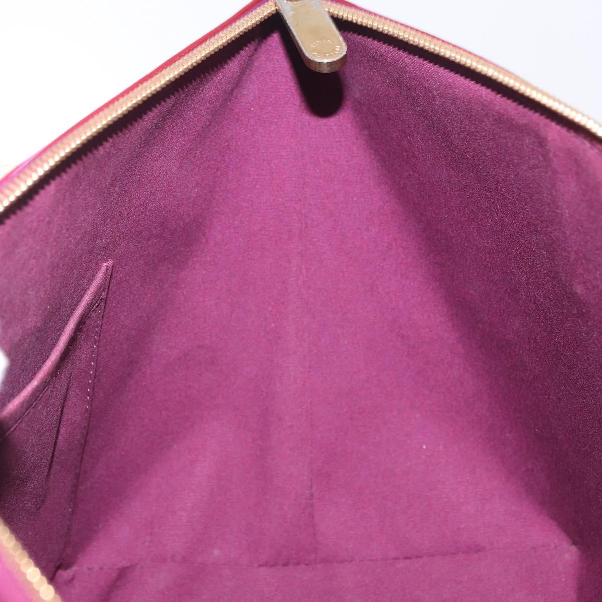 LOUIS VUITTON Monogram Vernis Bellevue PM Hand Bag Violet M93584 LV Auth 204368V