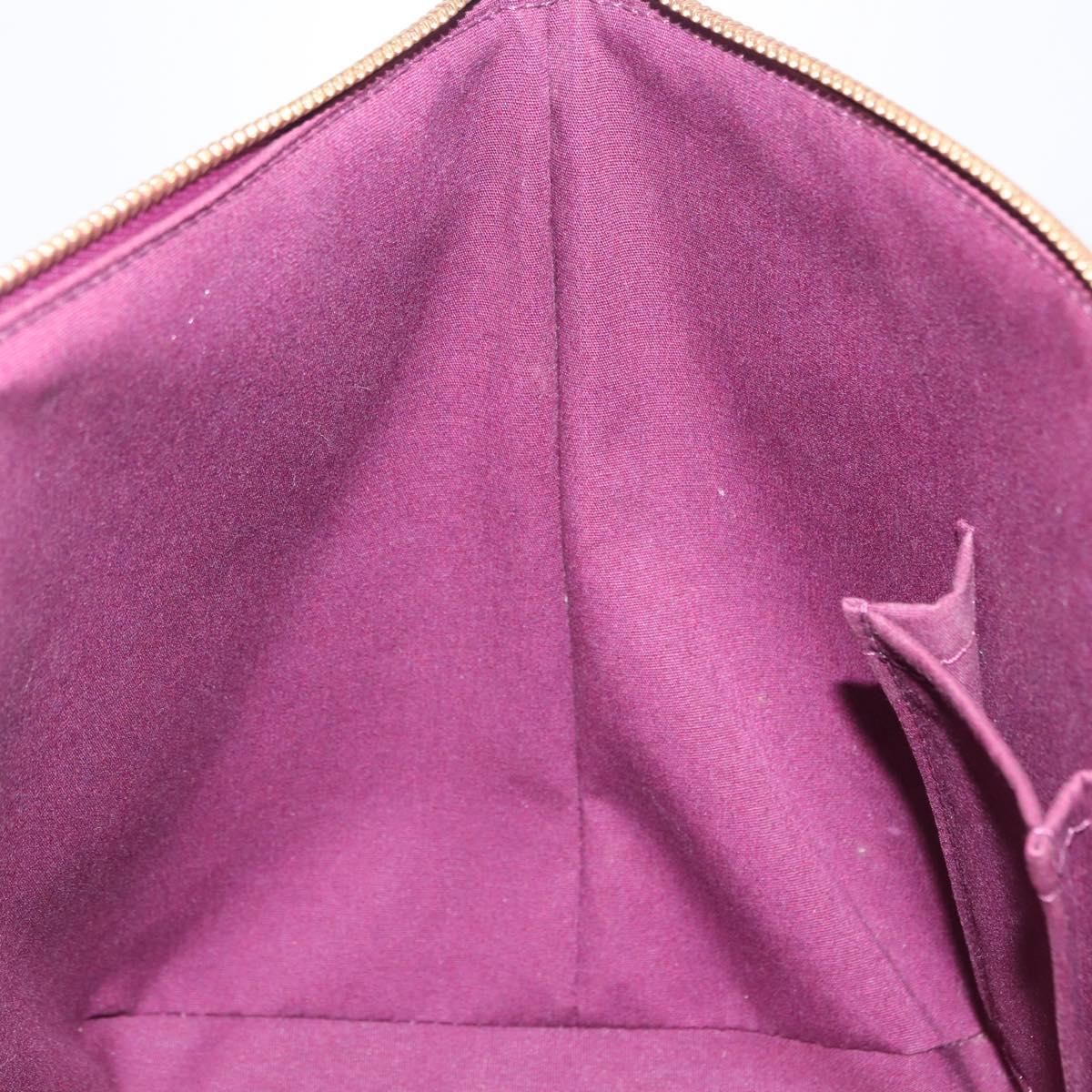 LOUIS VUITTON Monogram Vernis Bellevue PM Hand Bag Violet M93584 LV Auth 204368V