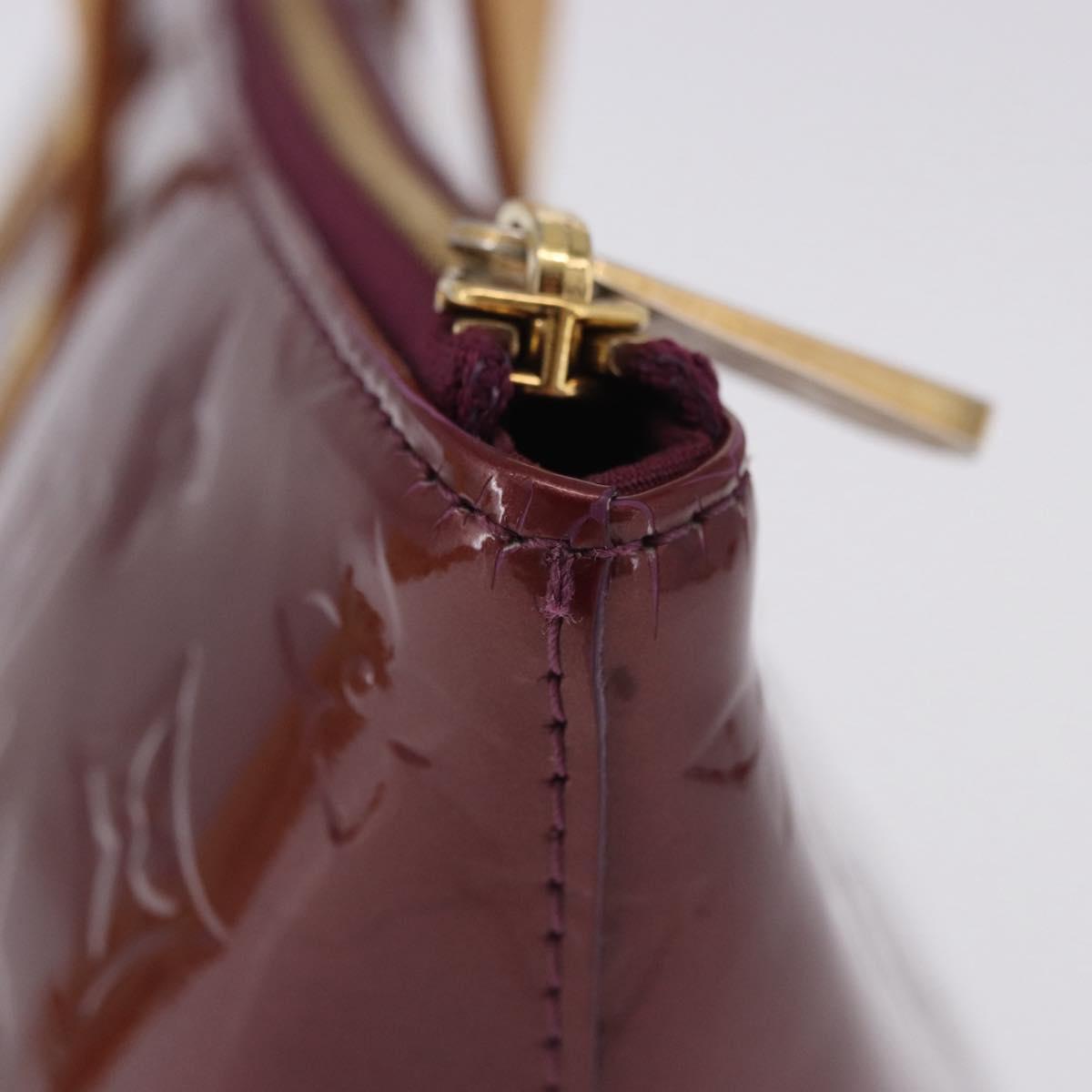 LOUIS VUITTON Monogram Vernis Bellevue PM Hand Bag Violet M93584 LV Auth 204368V