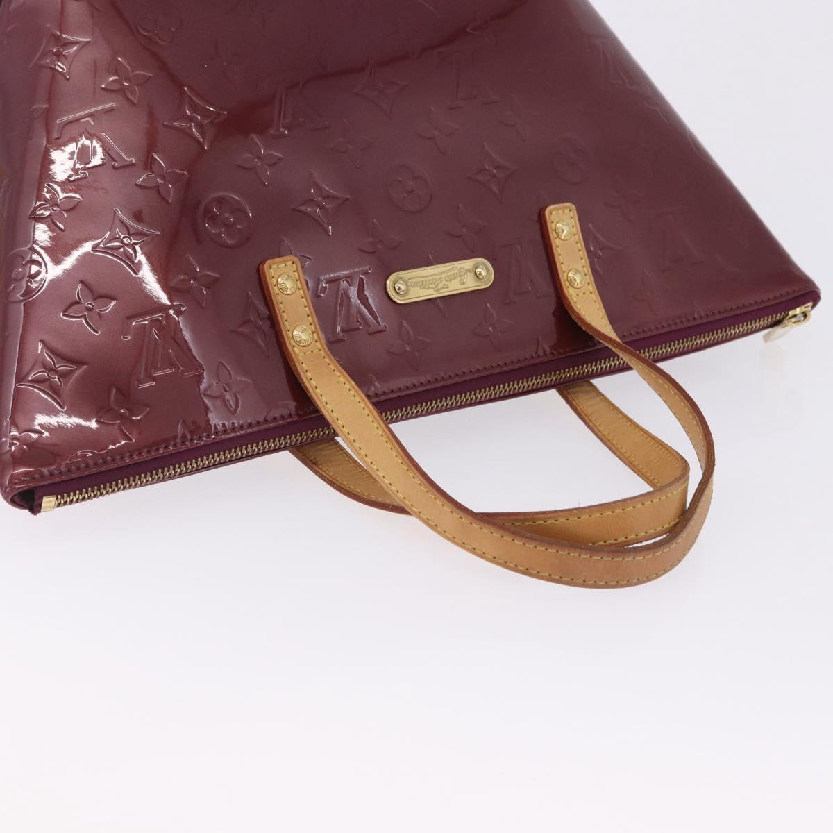 LOUIS VUITTON Monogram Vernis Bellevue PM Hand Bag Violet M93584 LV Auth 204368V