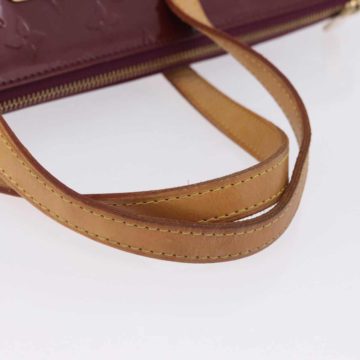 LOUIS VUITTON Monogram Vernis Bellevue PM Hand Bag Violet M93584 LV Auth 204368V