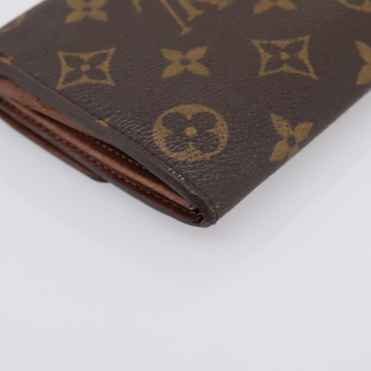LOUIS VUITTON Monogram Portefeuille Sarah Long Wallet M61734 LV Auth 204373