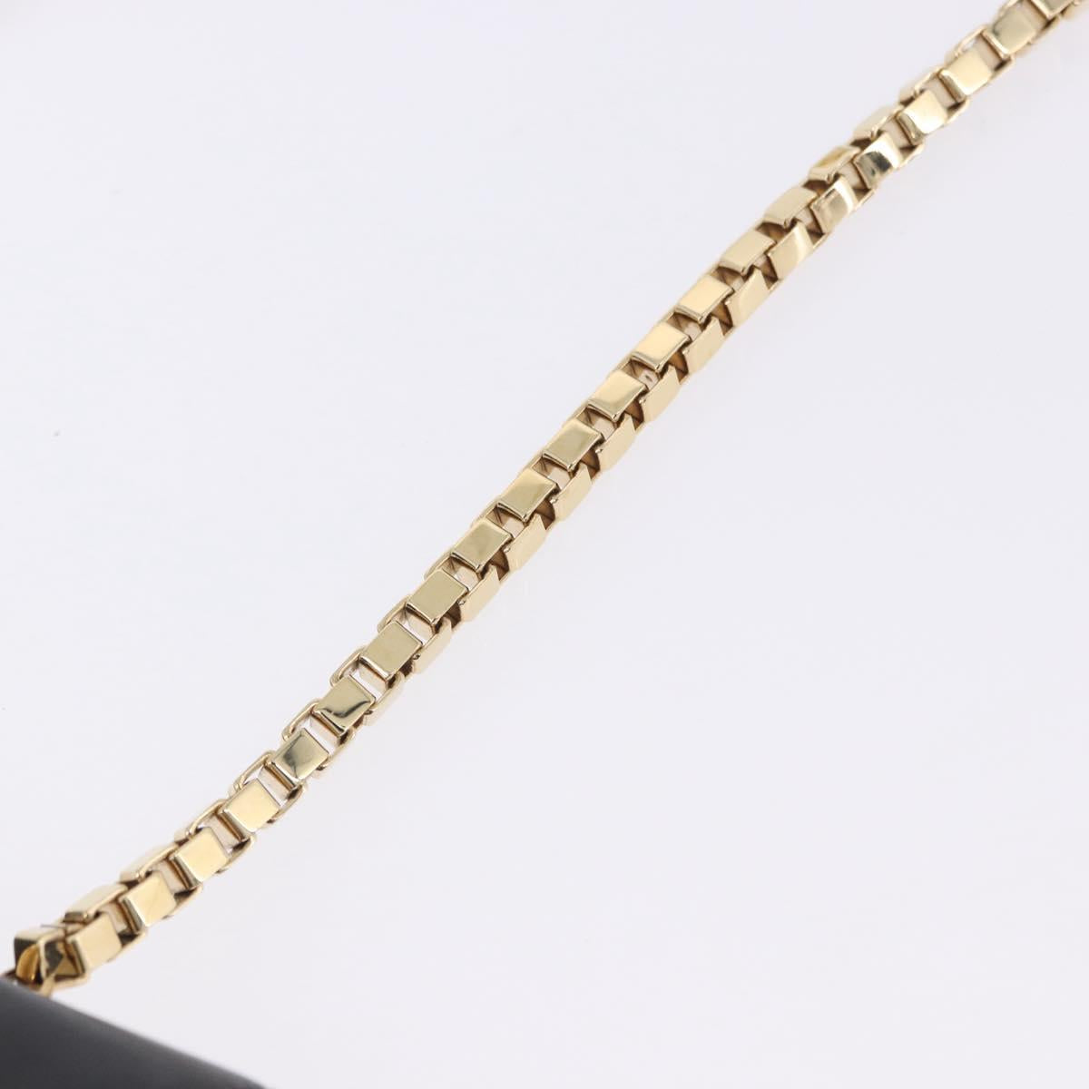 Salvatore Ferragamo Gancini Chain Shoulder Bag Leather Black Gold Auth 204374A