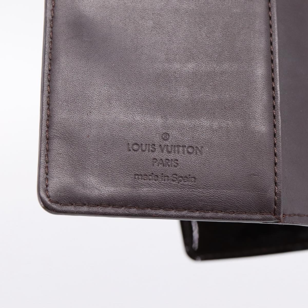 LOUIS VUITTON Monogram Vernis Agenda PM Cover Amarante R21026 LV Auth 204380A