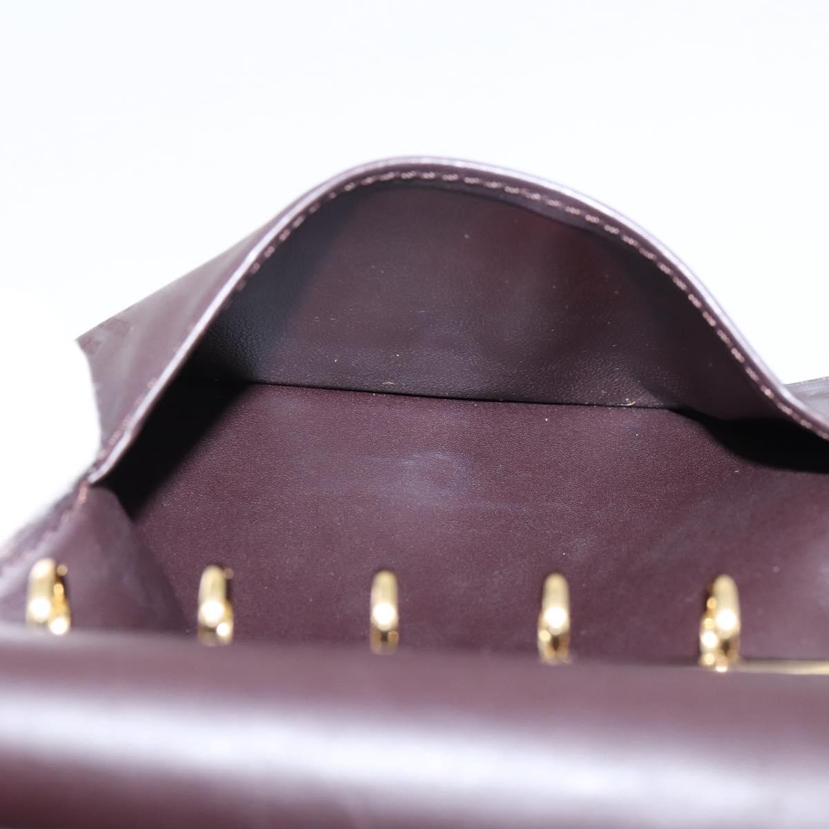 LOUIS VUITTON Monogram Vernis Agenda PM Cover Amarante R21026 LV Auth 204380A